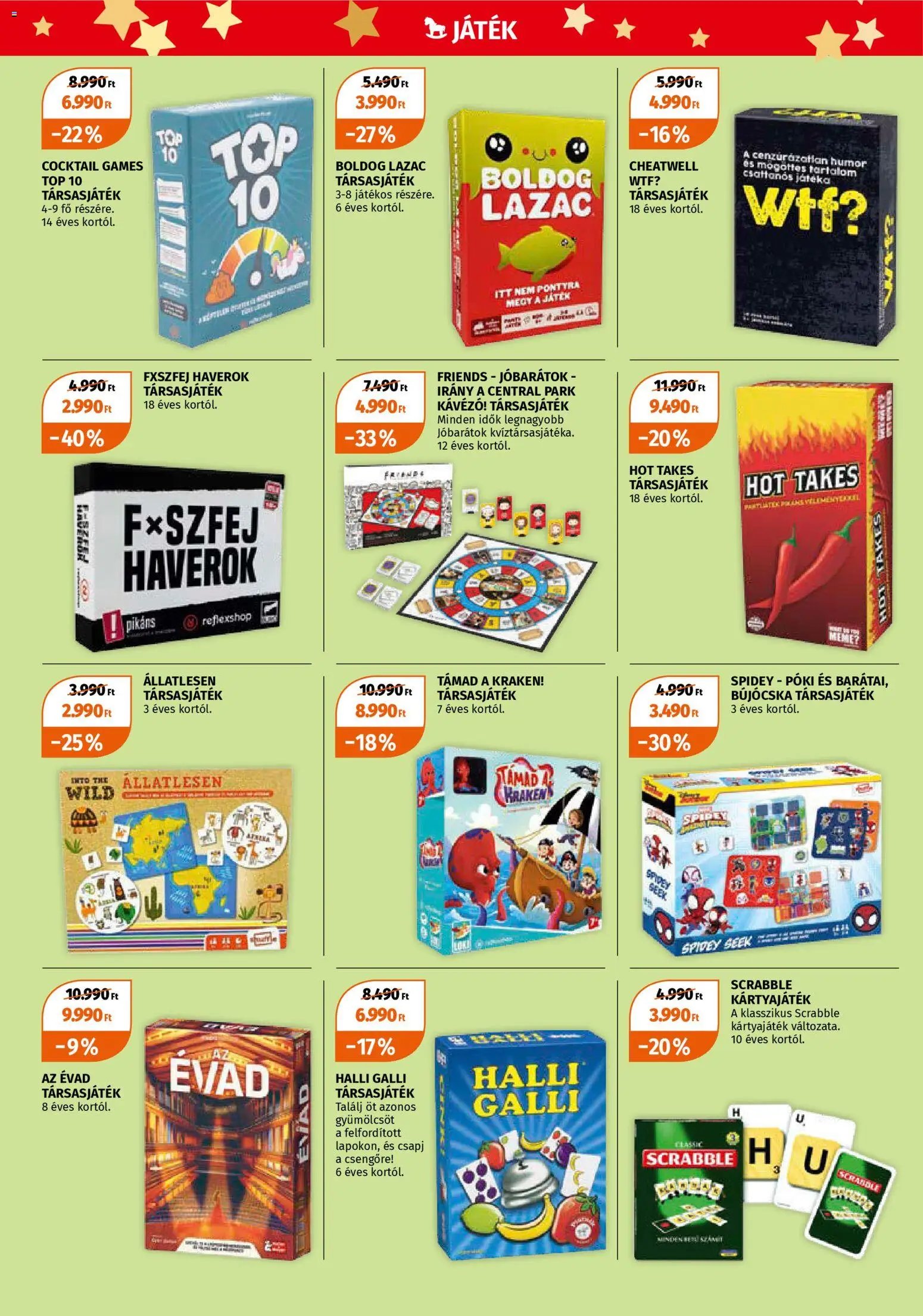 Müller újság 2025.12.15. Játékprospektus (2025-12-15 - 2025-12-24)