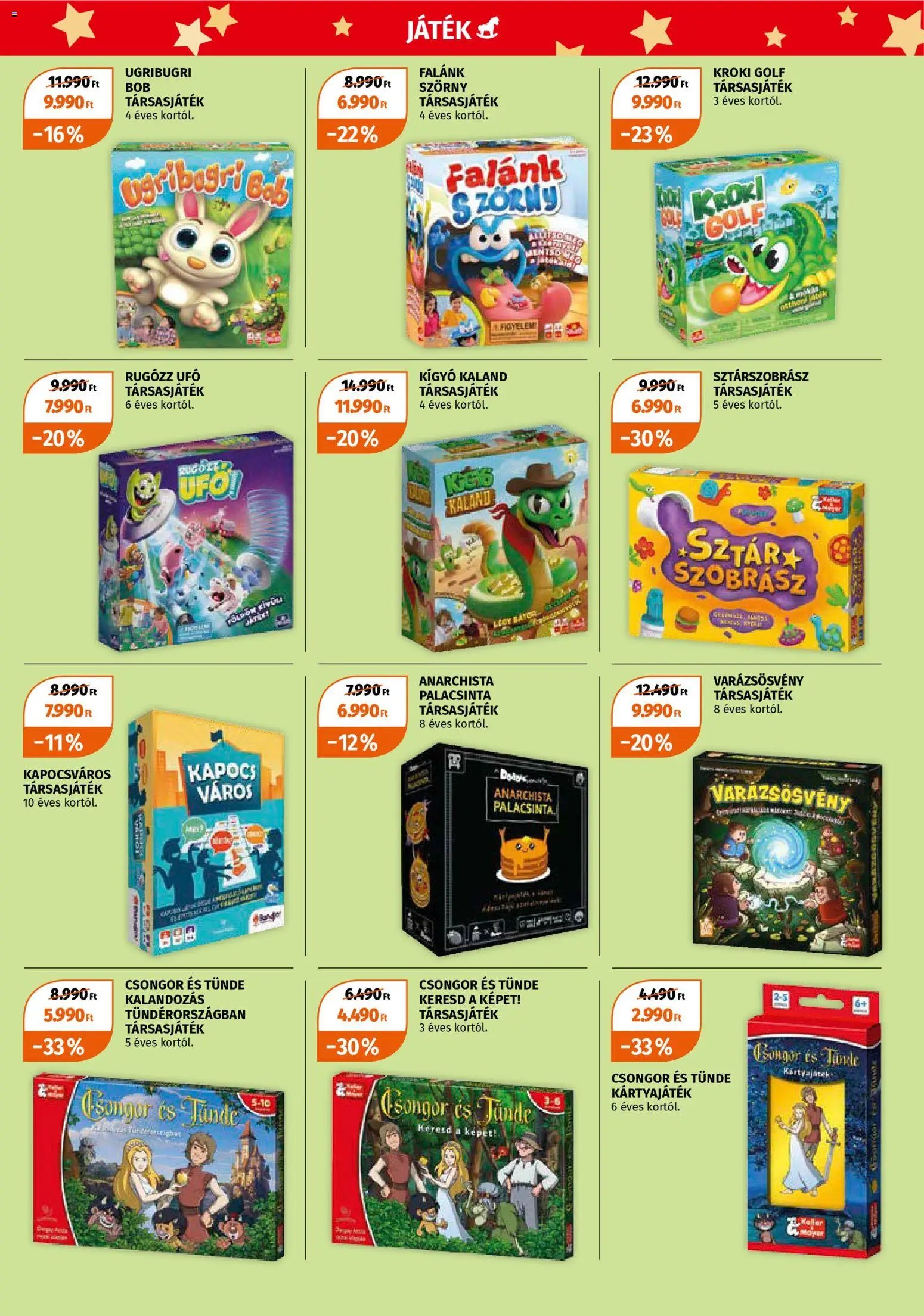 Müller újság 2025.12.15. Játékprospektus (2025-12-15 - 2025-12-24)