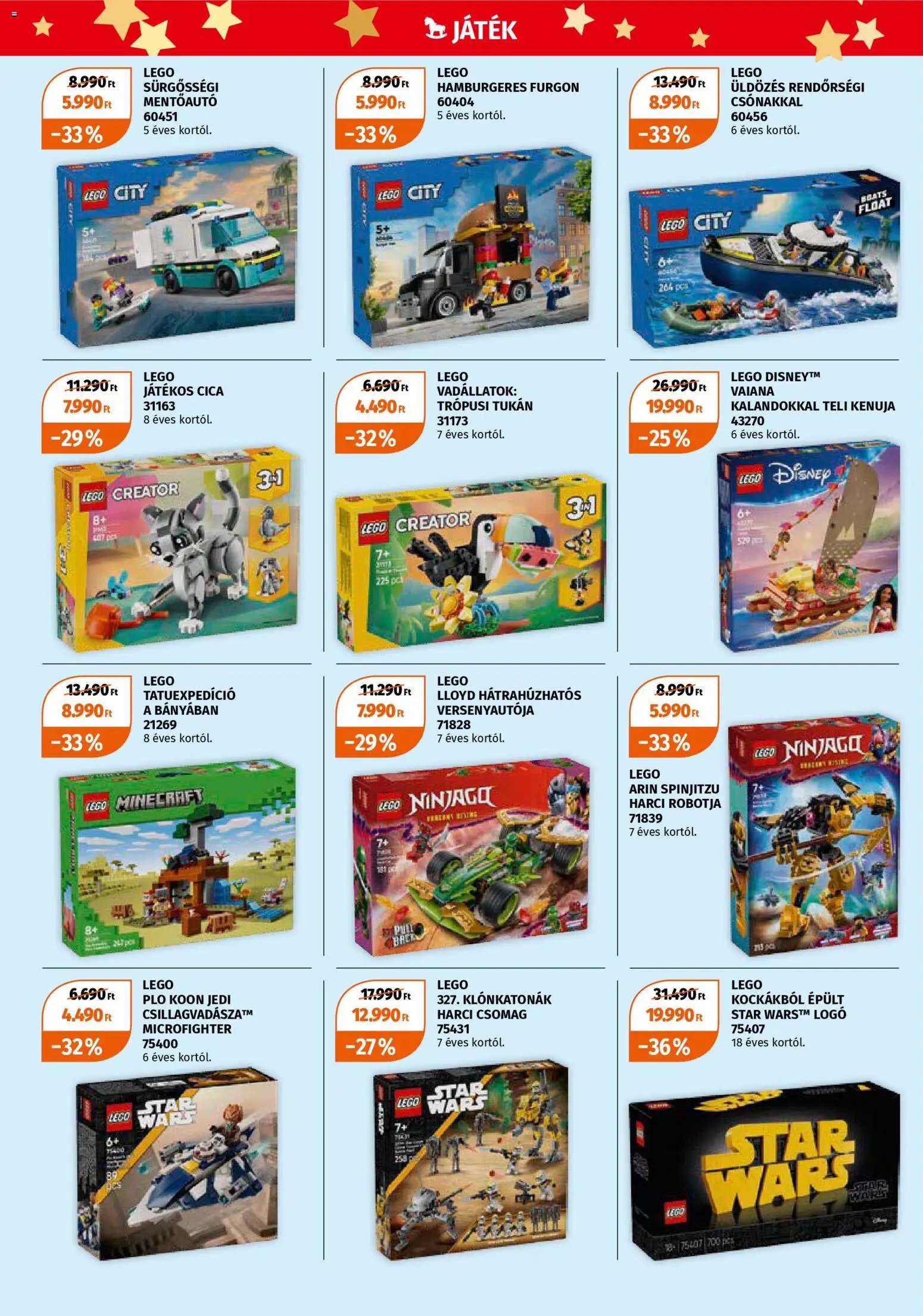 Müller újság 2025.12.15. Játékprospektus (2025-12-15 - 2025-12-24)