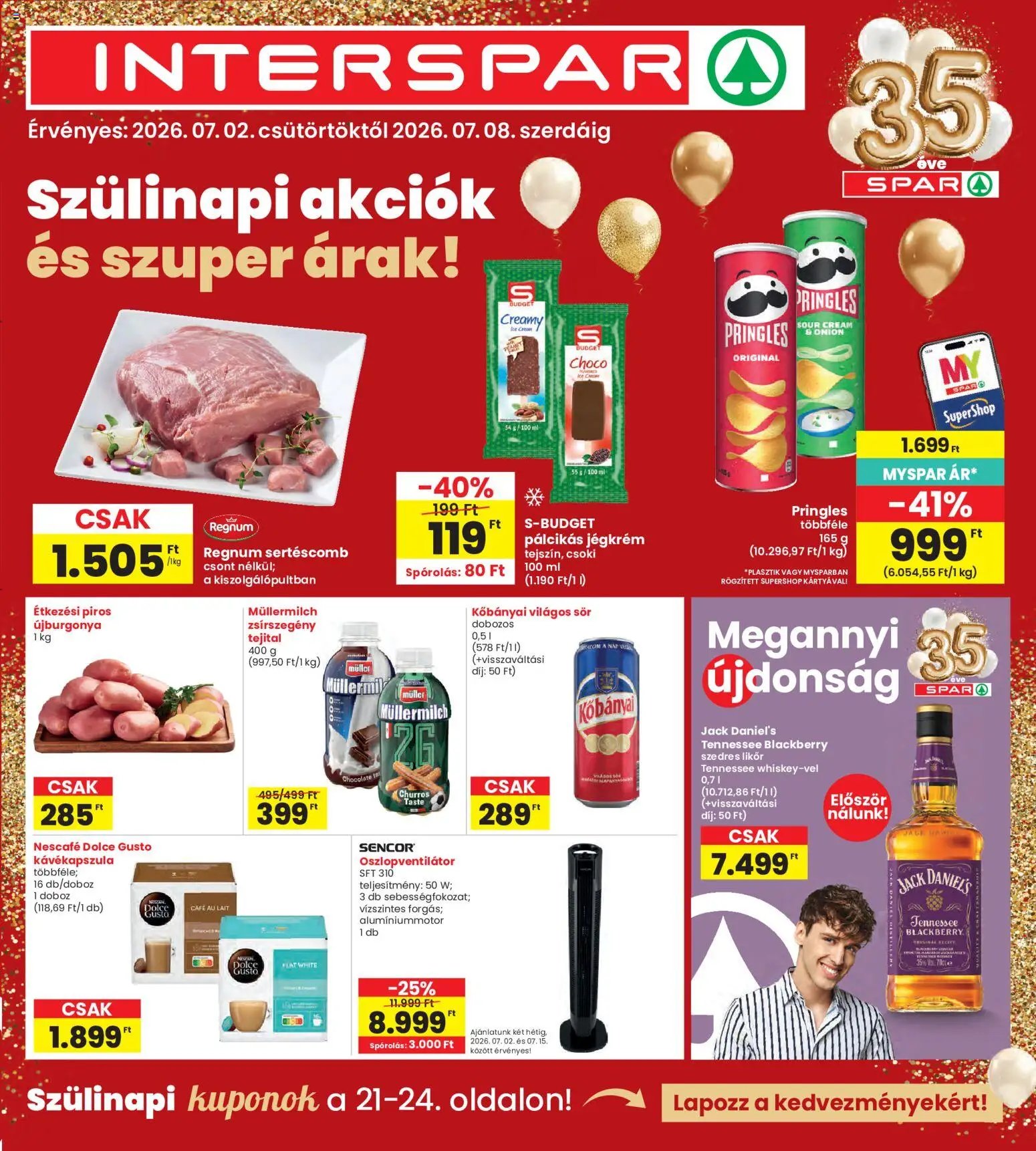 Interspar újság 2026.07.02. Interspar akciós újság