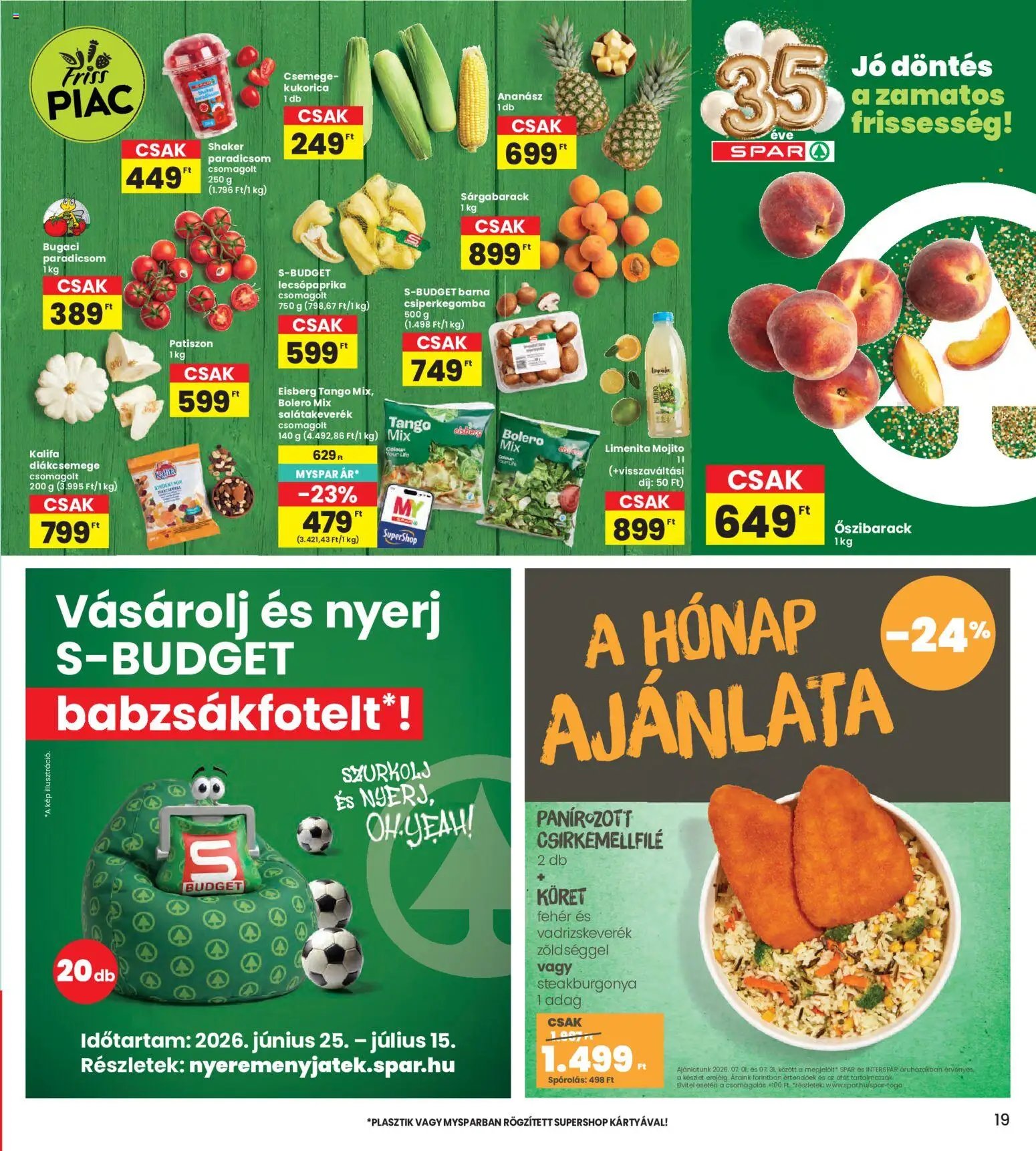 Interspar újság 2026.07.02. Interspar akciós újság