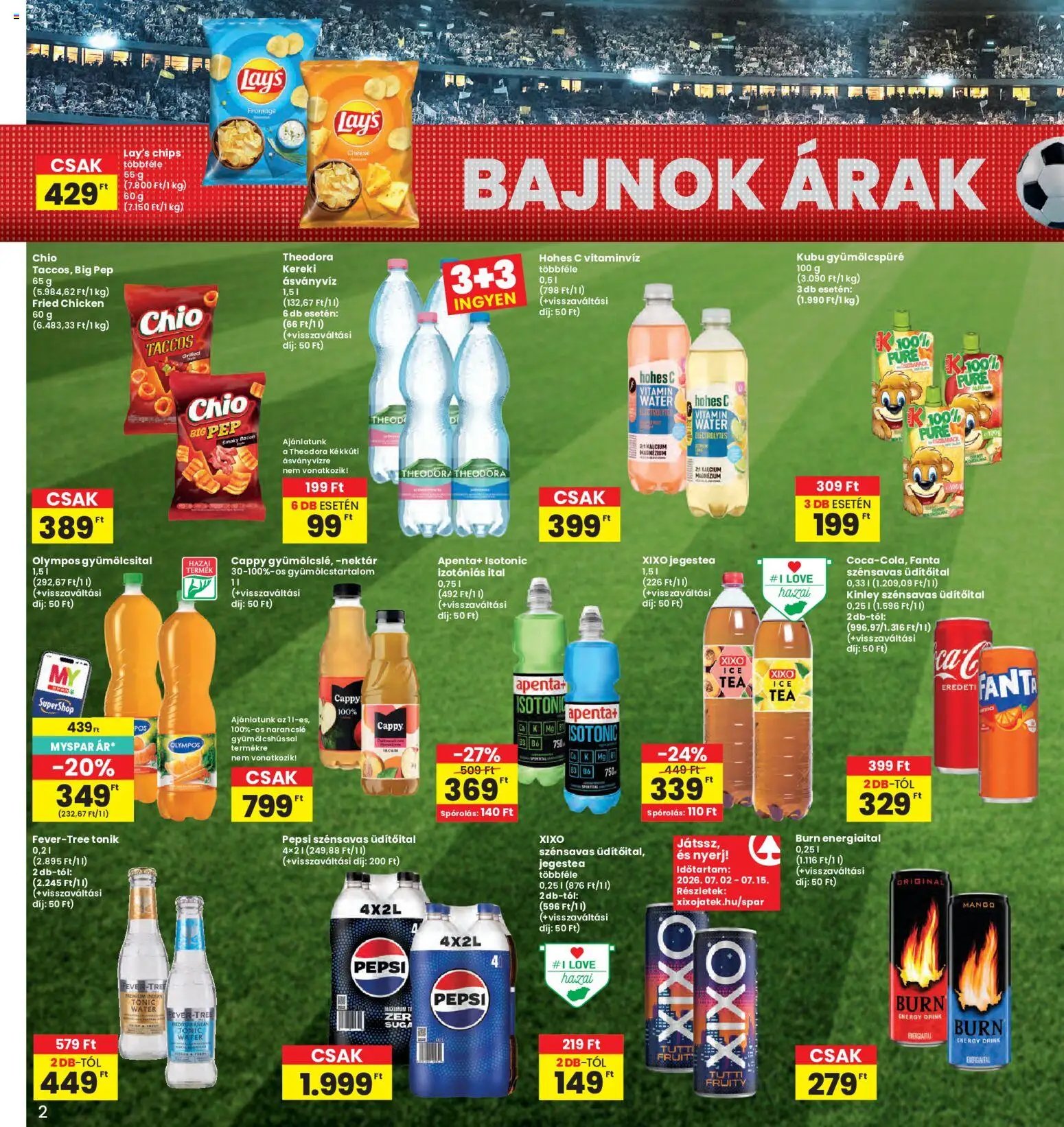 Interspar újság 2026.07.02. Interspar akciós újság