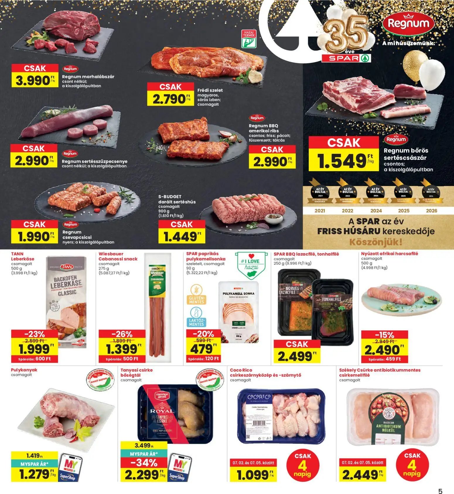 Interspar újság 2026.07.02. Interspar akciós újság