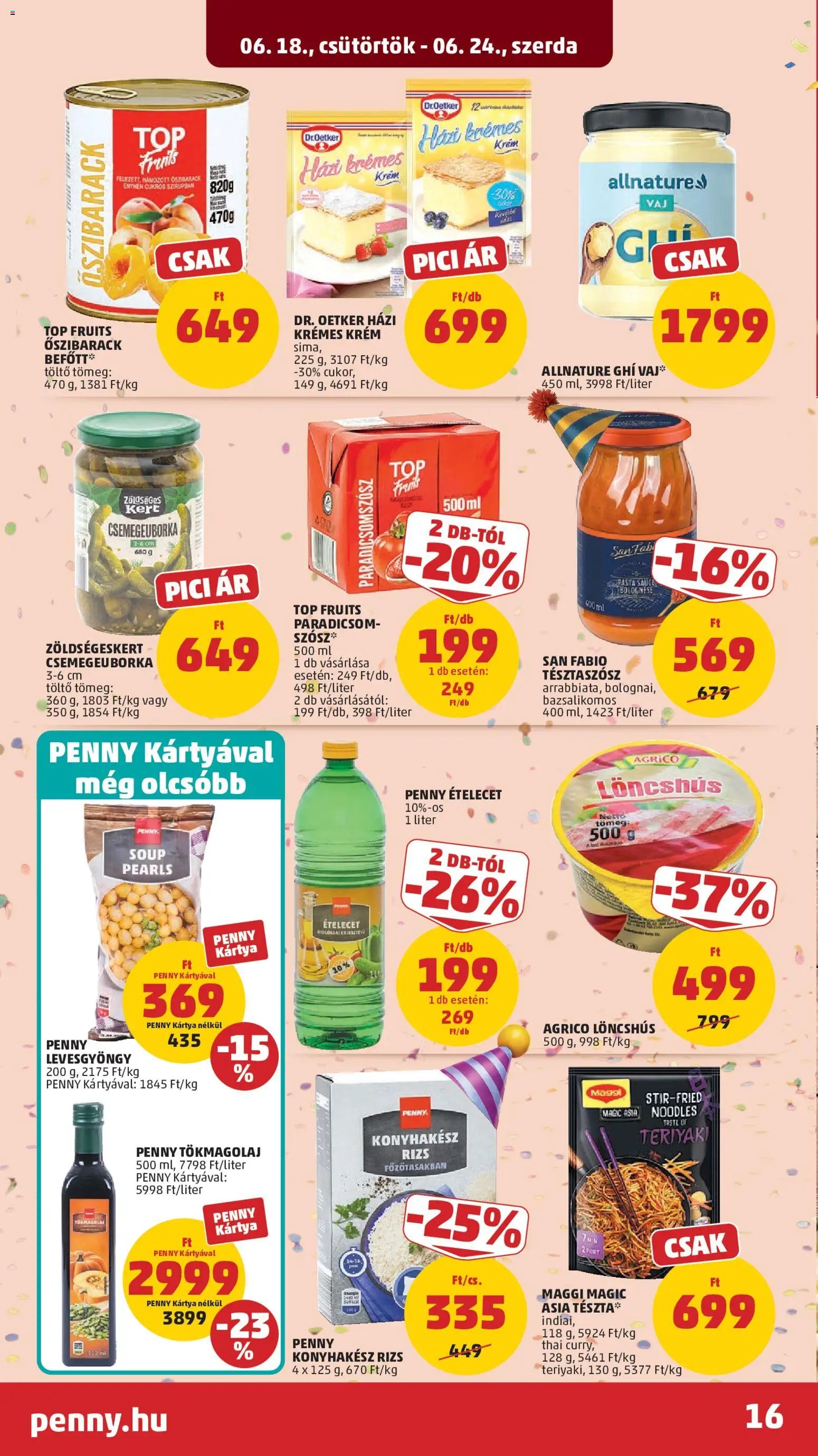 PENNY újság 2026.06.18. PENNY akciós újság