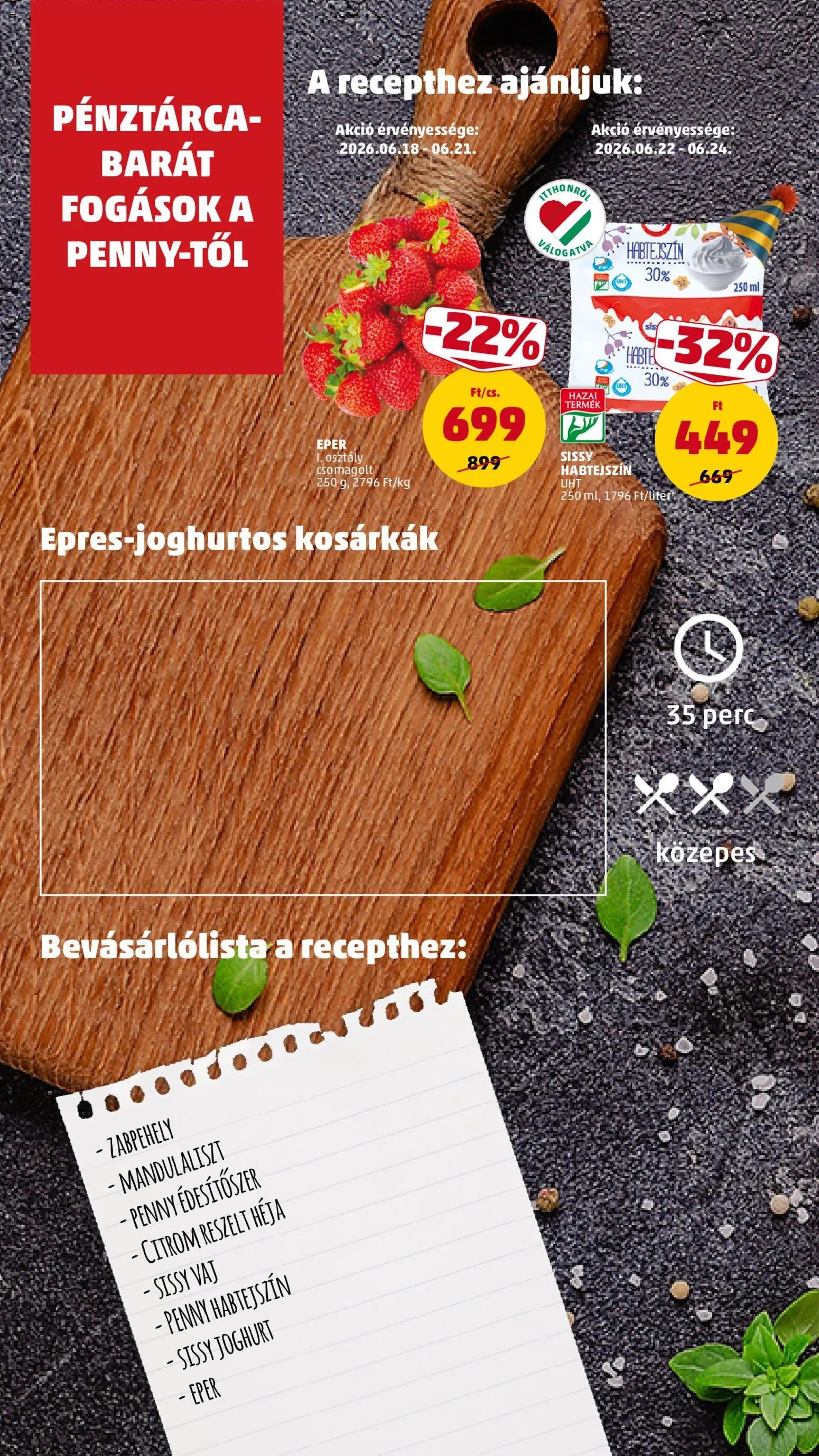 PENNY újság 2026.06.18. PENNY akciós újság