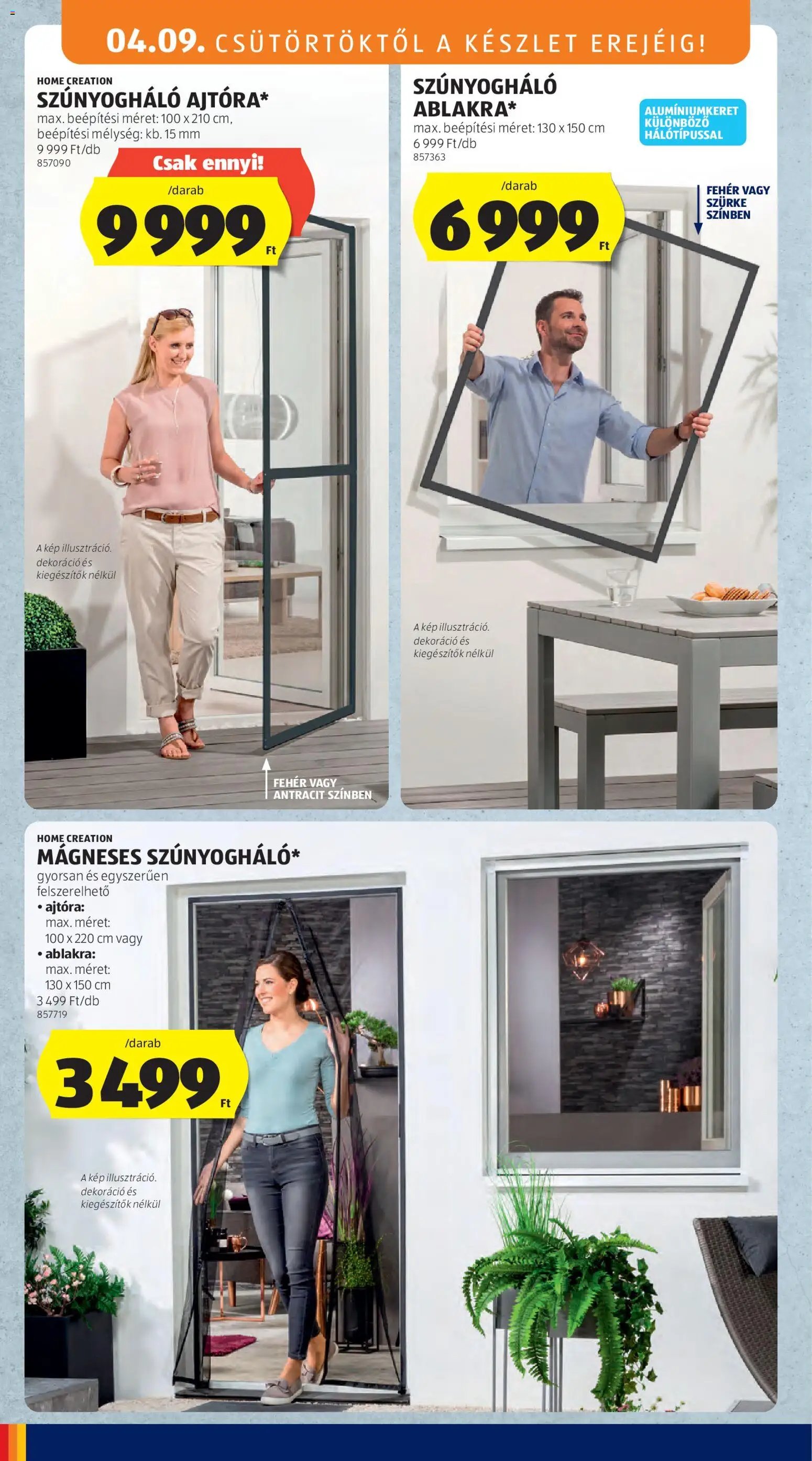 Aldi újság 2026.04.09. Aldi Középső sor termékei (2026-04-09 - 2026-04-15)