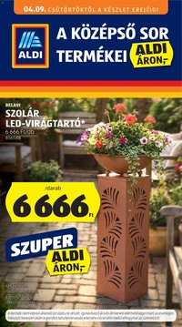 Aldi újság 2026.04.09. Aldi Középső sor termékei (2026-04-09 - 2026-04-15)