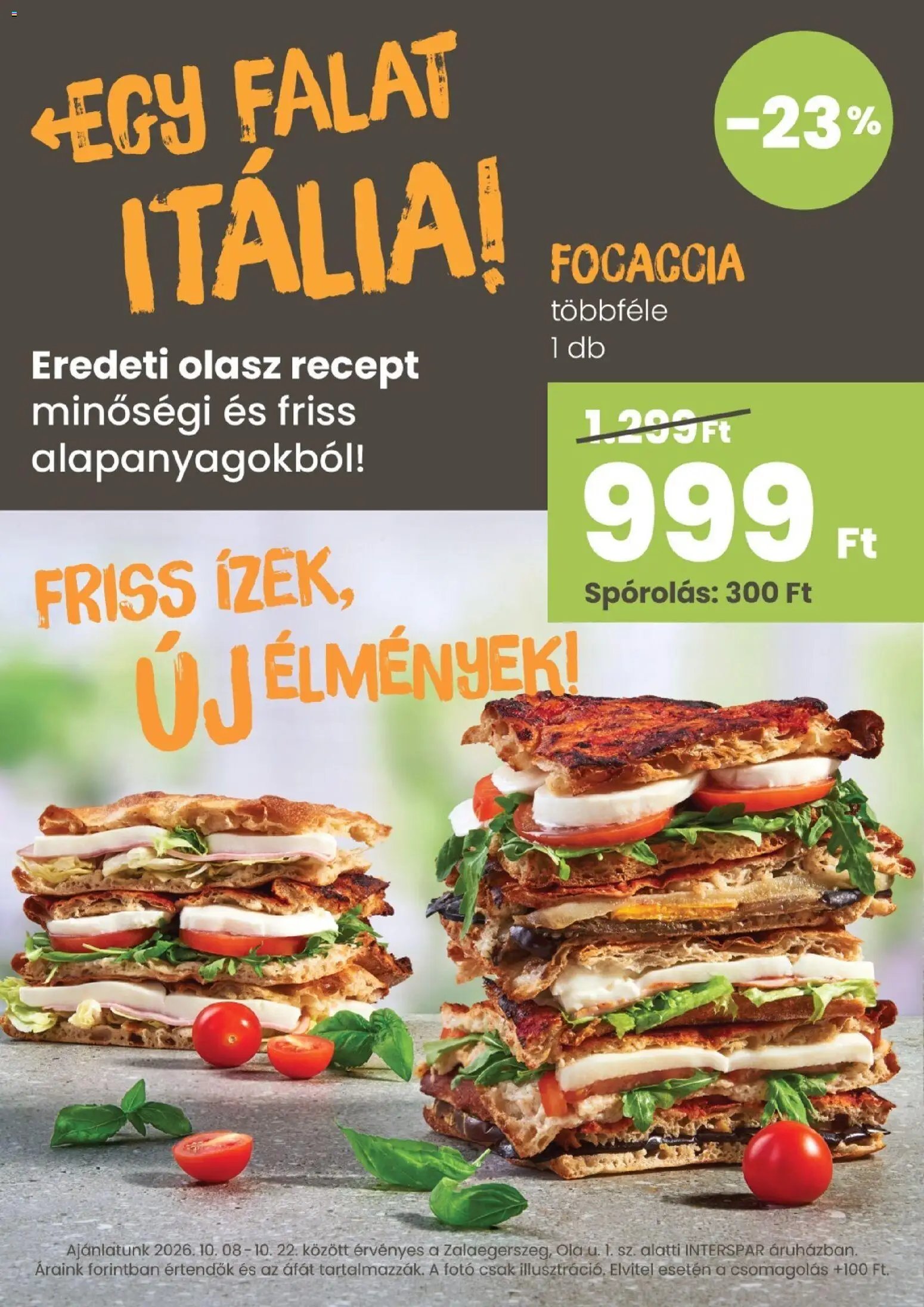 ﻿Interspar akciós újság új ﻿2026.10.08. - ﻿online lapozható