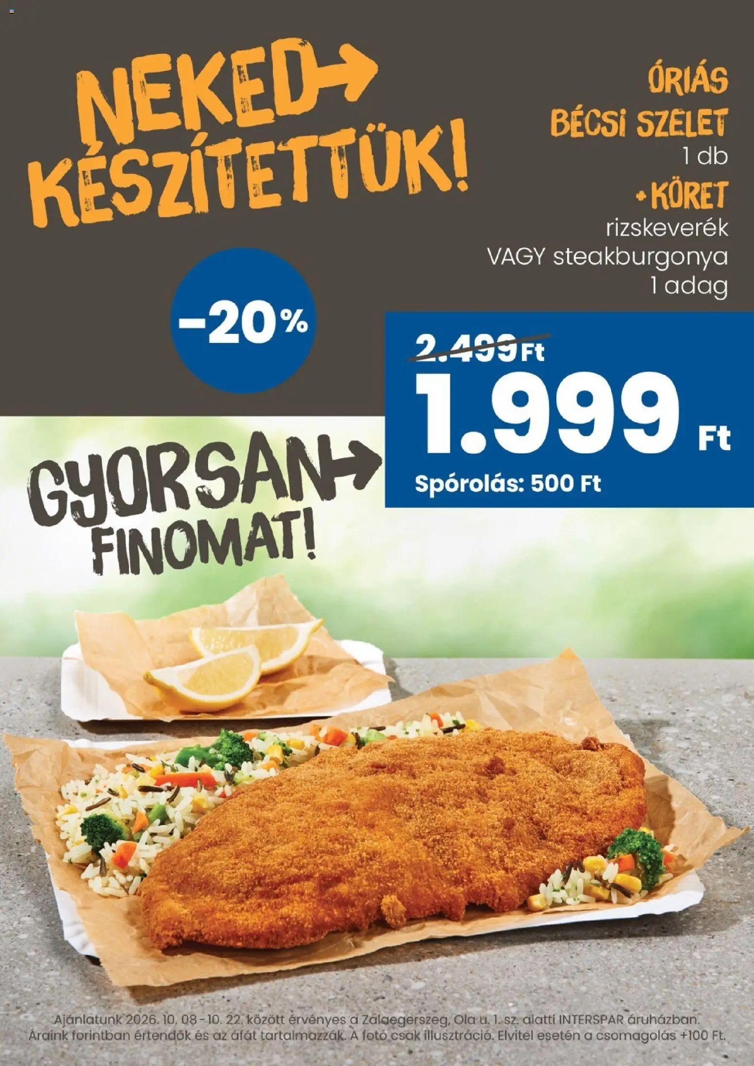 ﻿Interspar akciós újság új ﻿2026.10.08. - ﻿online lapozható
