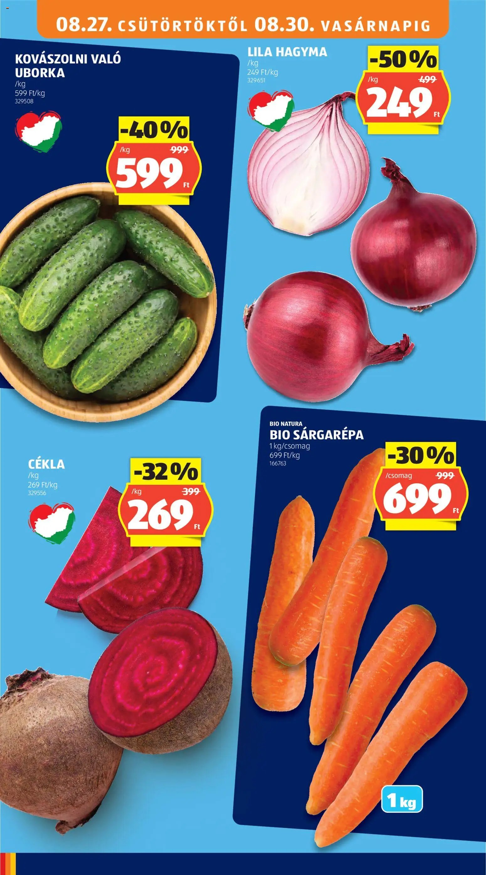 Aldi újság 2026.08.27. Aldi akciós újság
