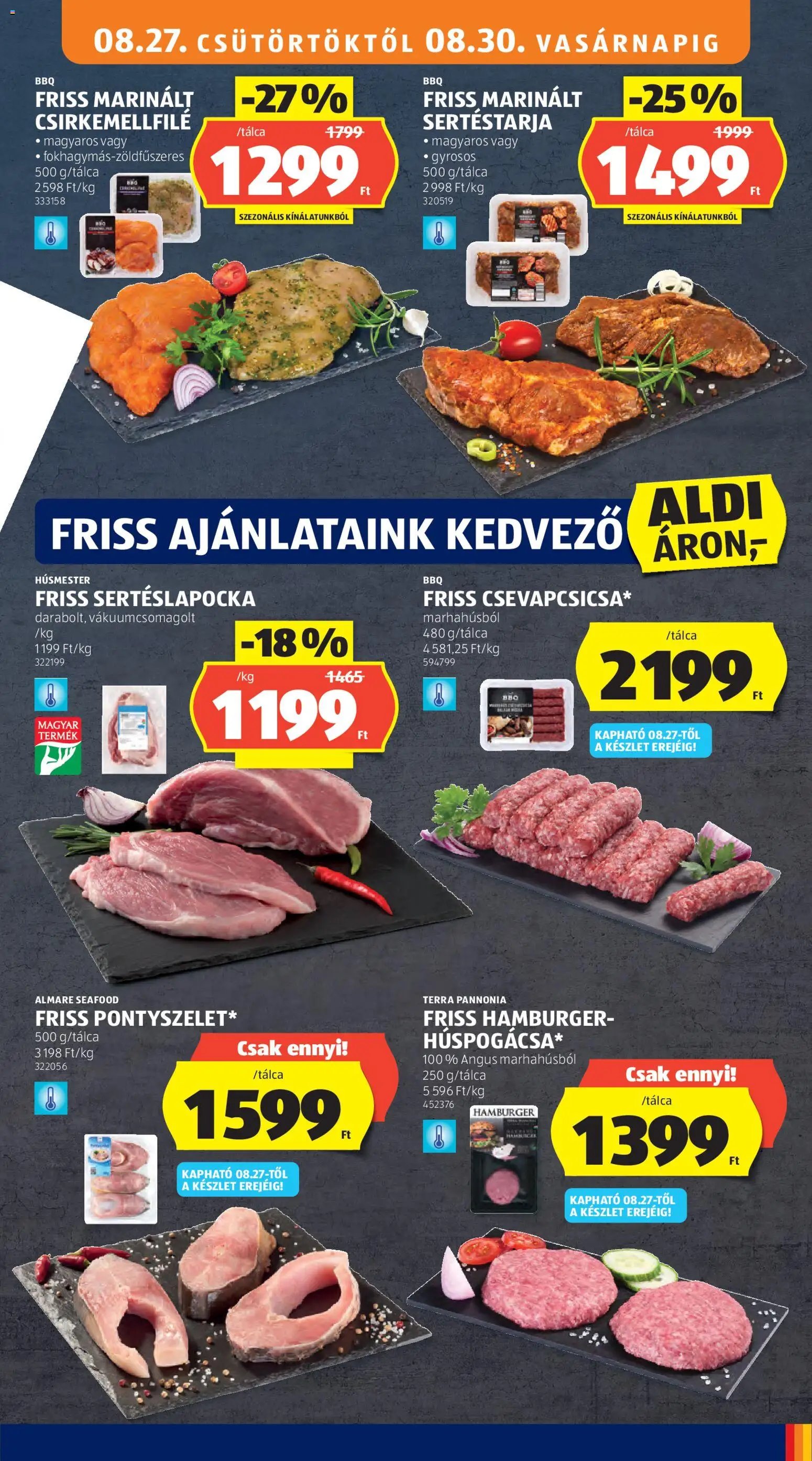 Aldi újság 2026.08.27. Aldi akciós újság