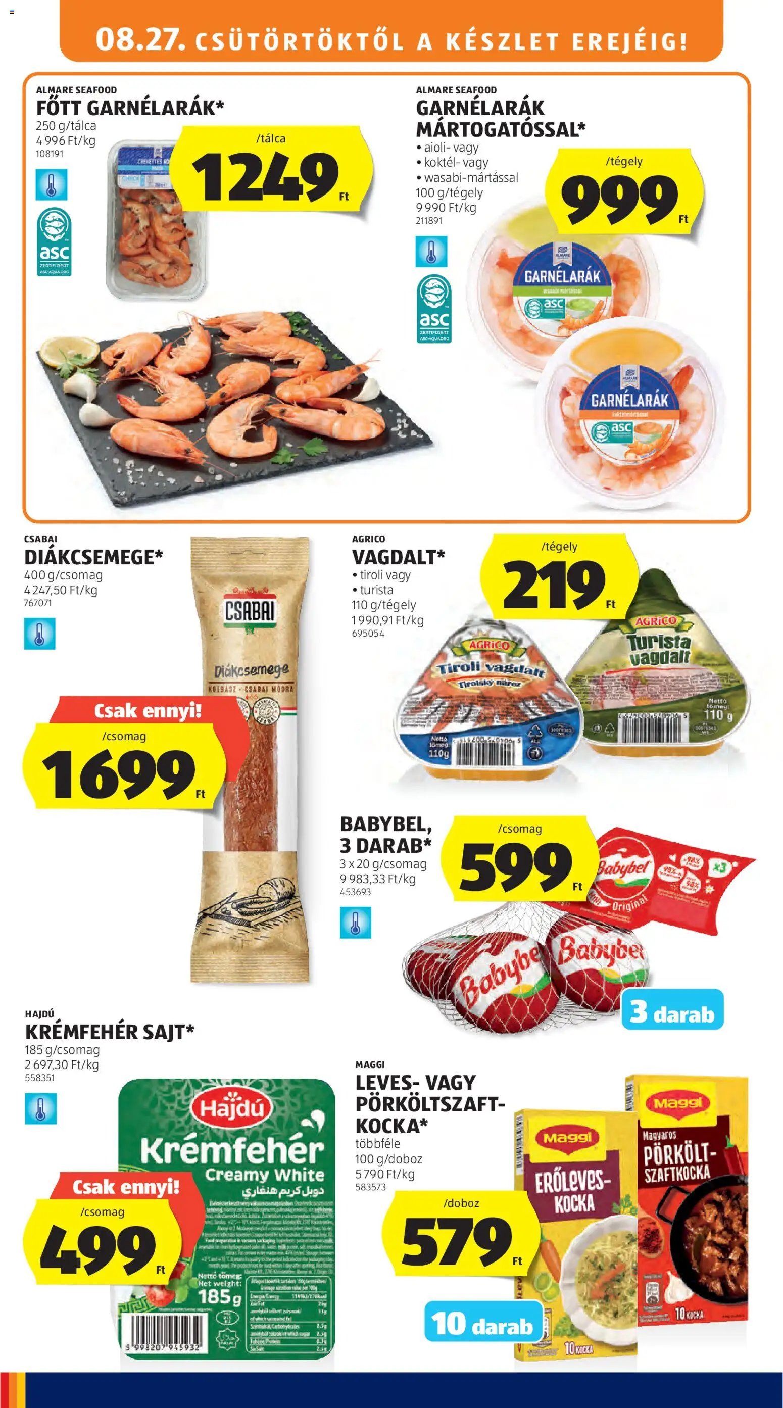 Aldi újság 2026.08.27. Aldi akciós újság