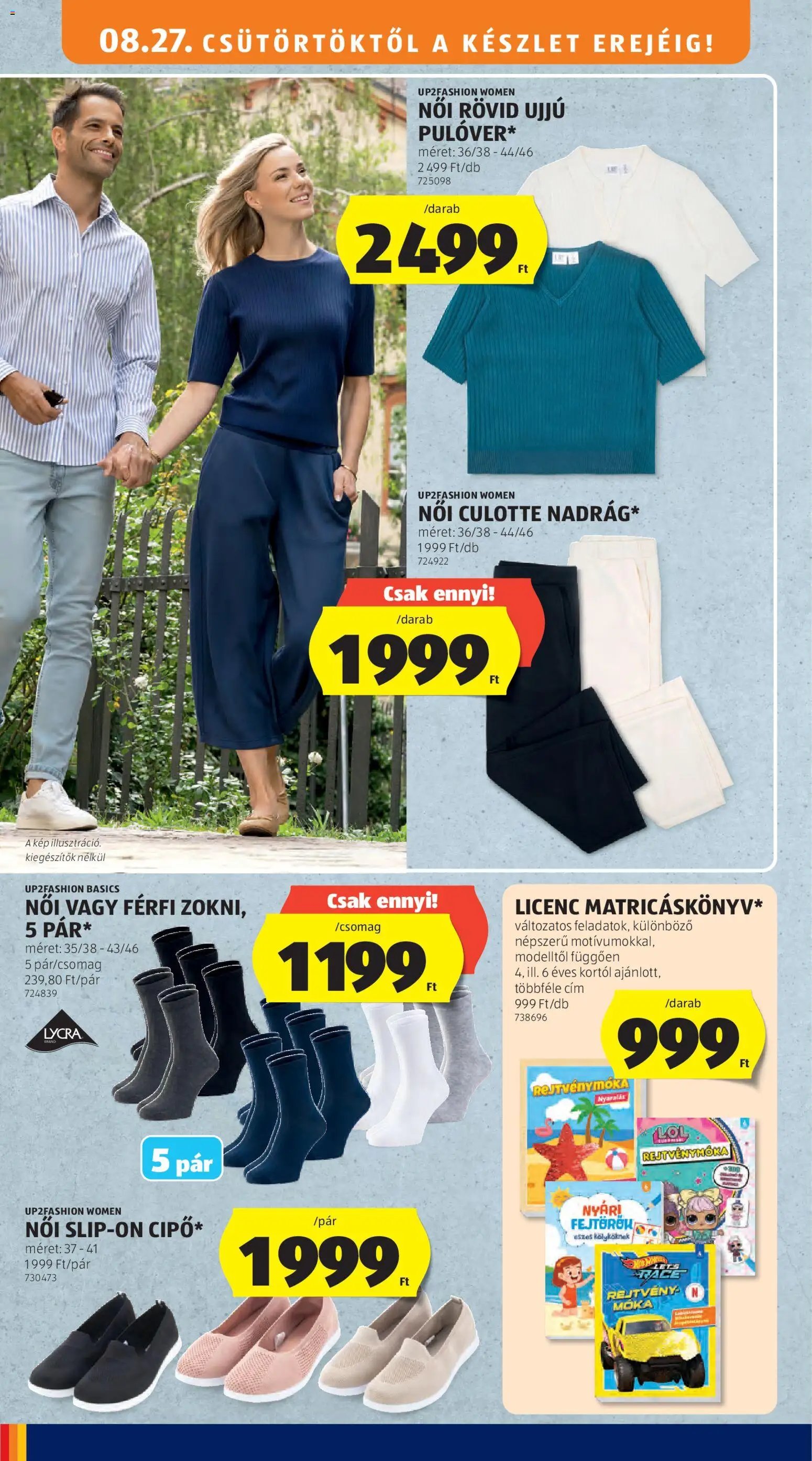 Aldi újság 2026.08.27. Aldi akciós újság
