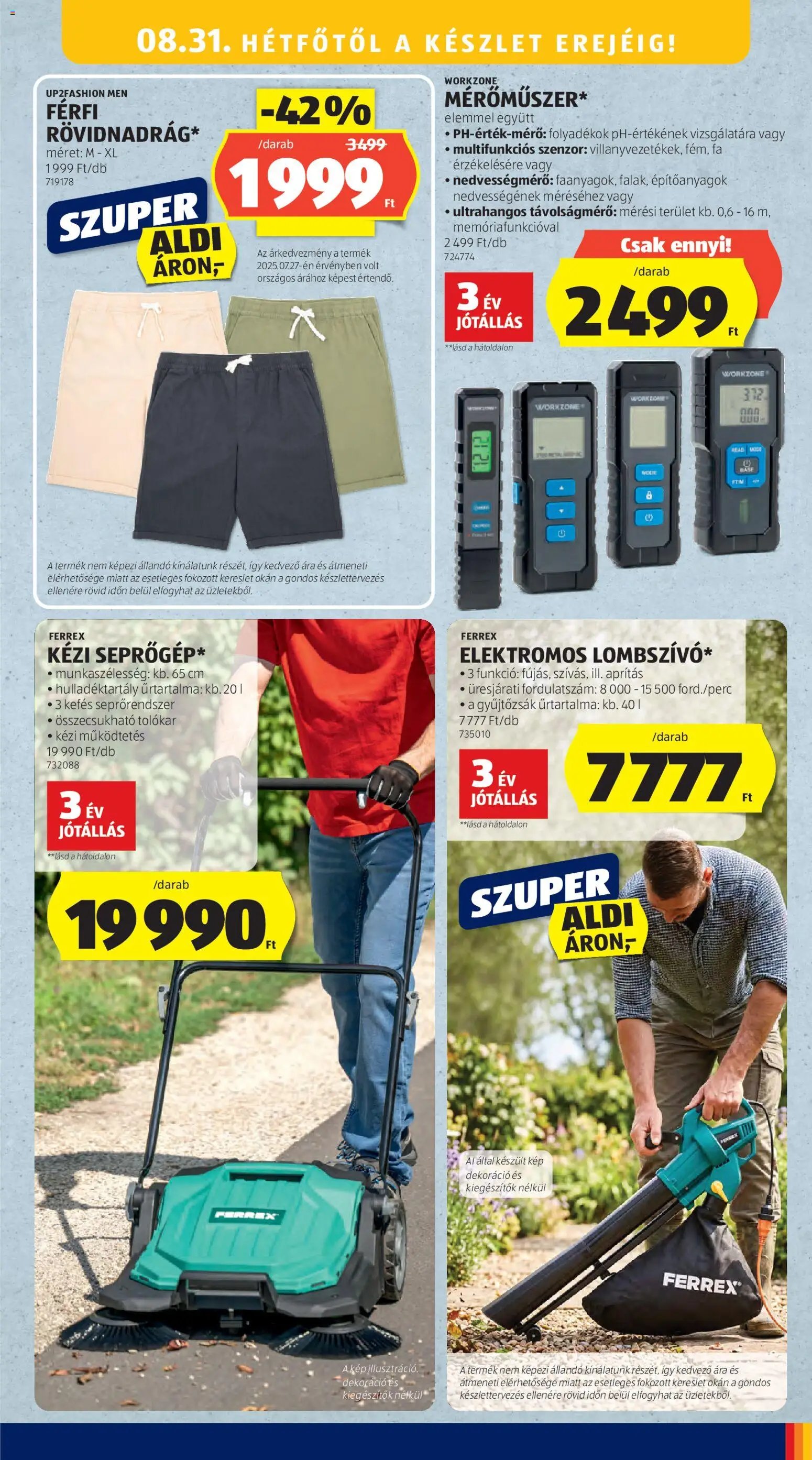 Aldi újság 2026.08.27. Aldi akciós újság