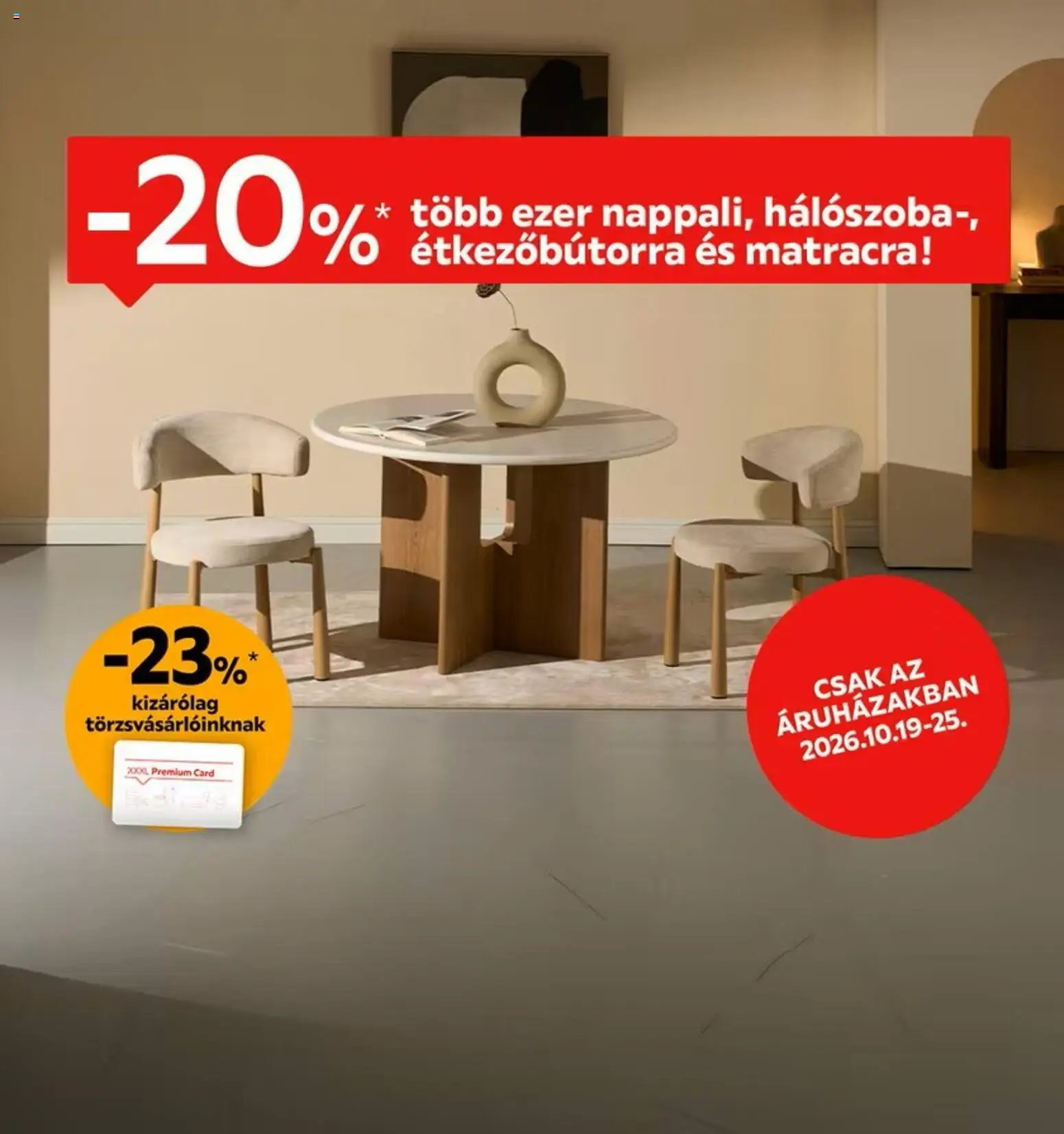 XXXLutz akciós újság 2026.10.19. - lapozható formában szórólap ✳️