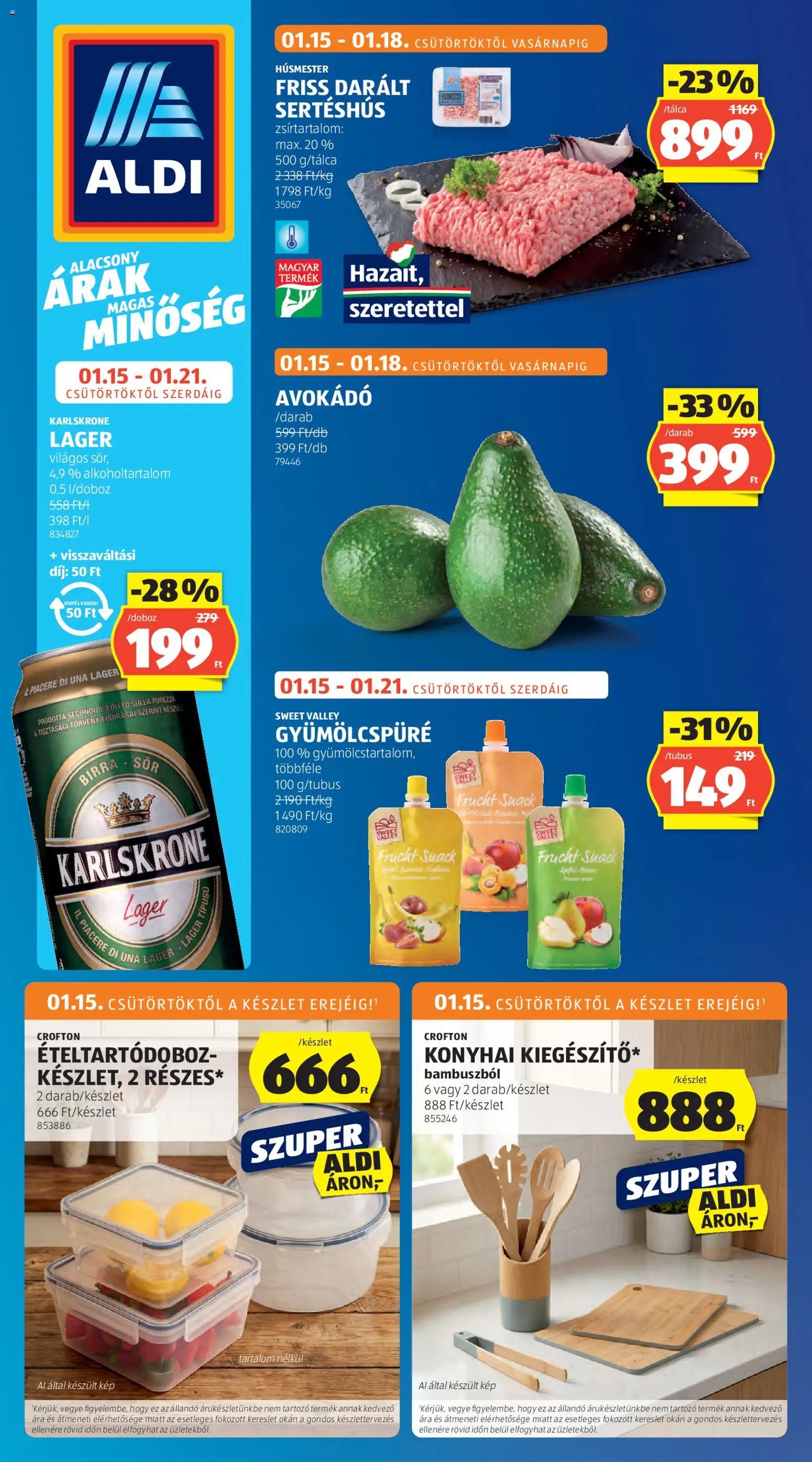 Aldi újság 2026.01.15. Akciós újság Aldi (2026-01-15 - 2026-01-21)