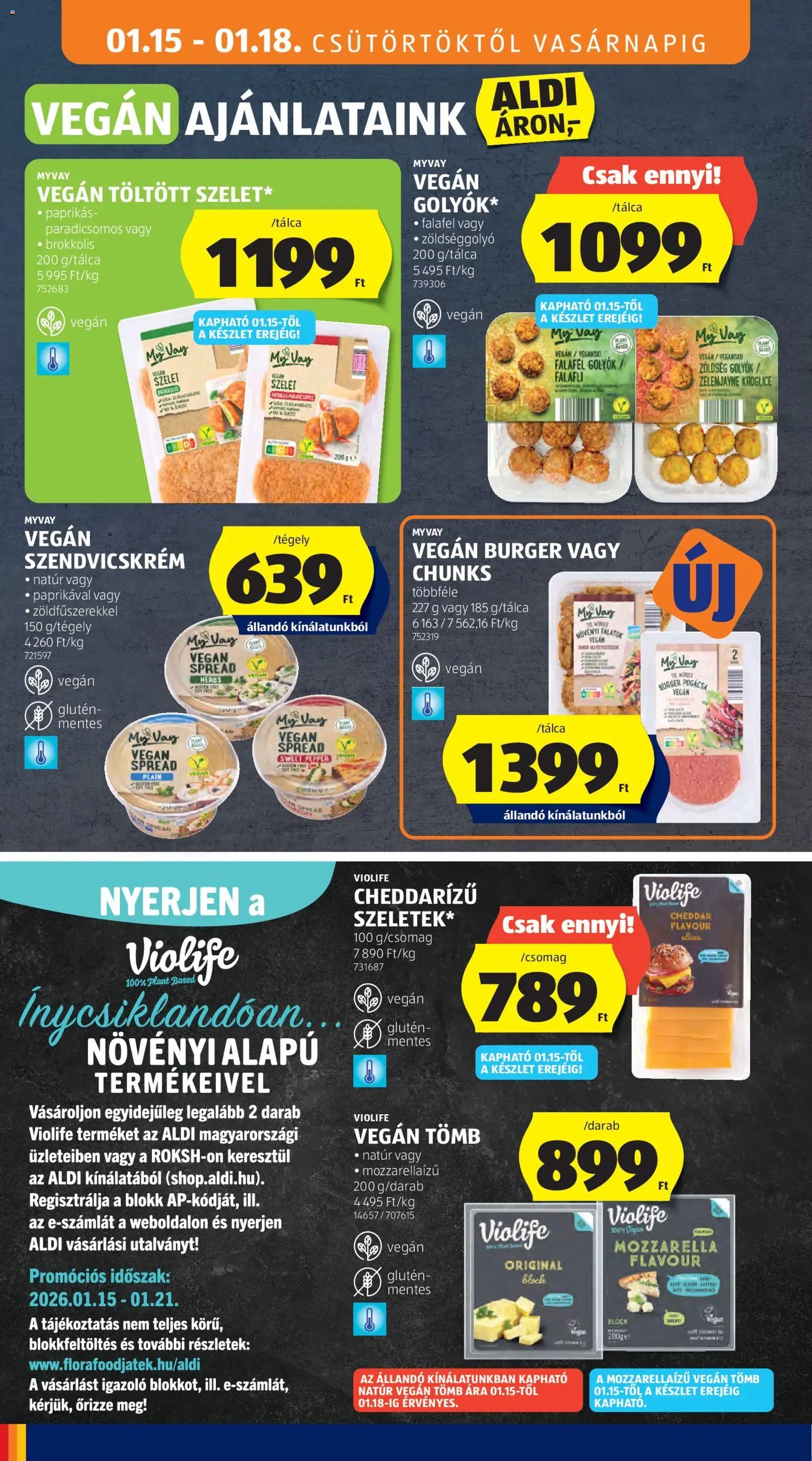 Aldi újság 2026.01.15. Akciós újság Aldi (2026-01-15 - 2026-01-21)