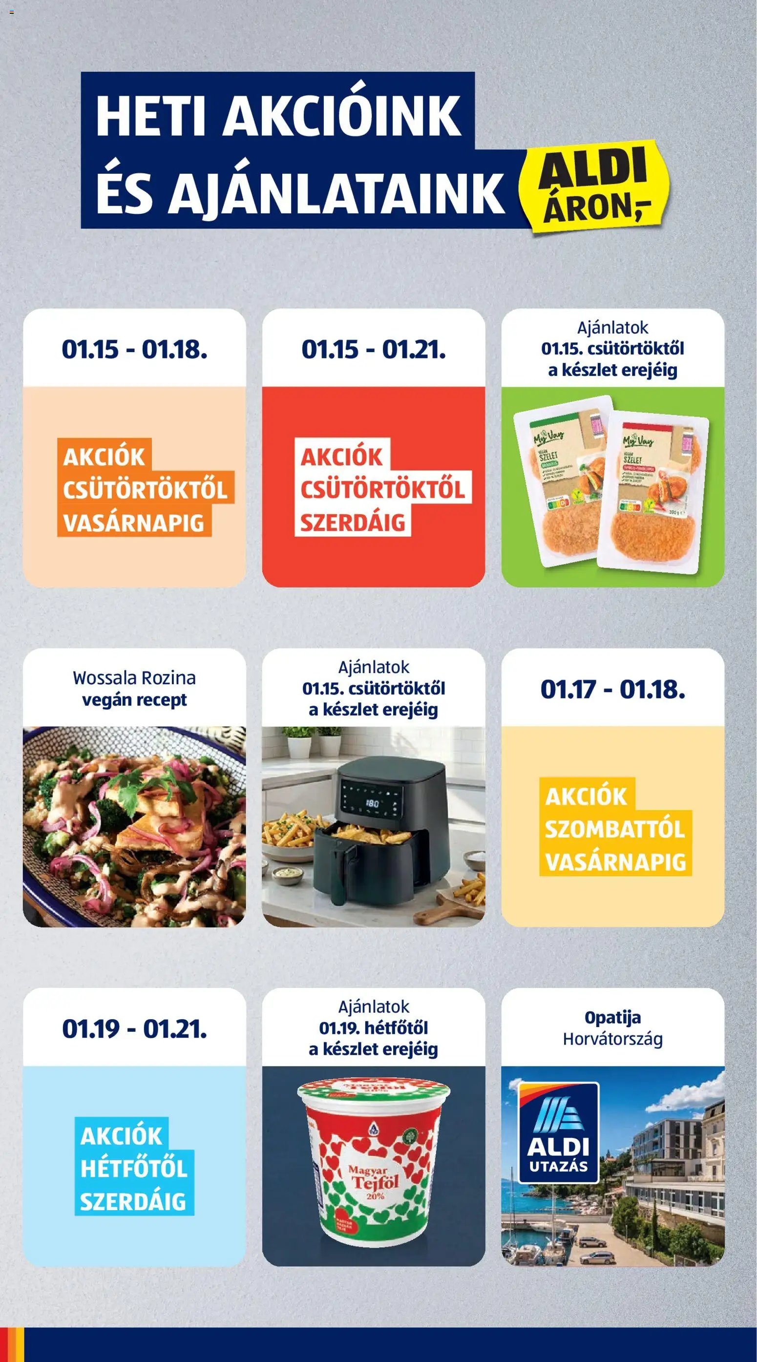 Aldi újság 2026.01.15. Akciós újság Aldi (2026-01-15 - 2026-01-21)
