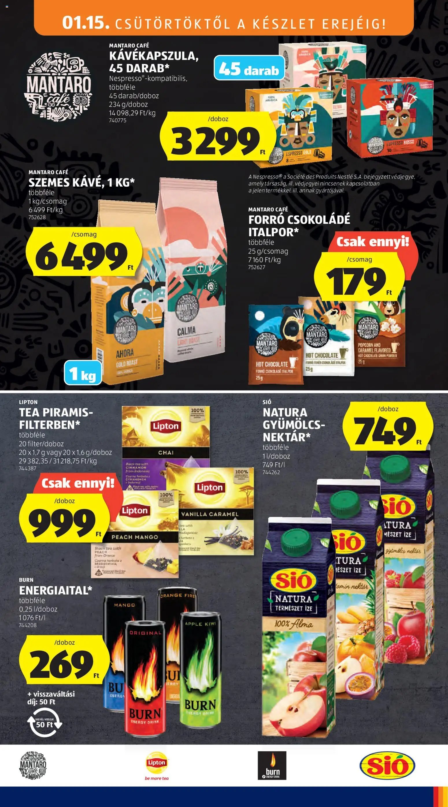 Aldi újság 2026.01.15. Akciós újság Aldi (2026-01-15 - 2026-01-21)