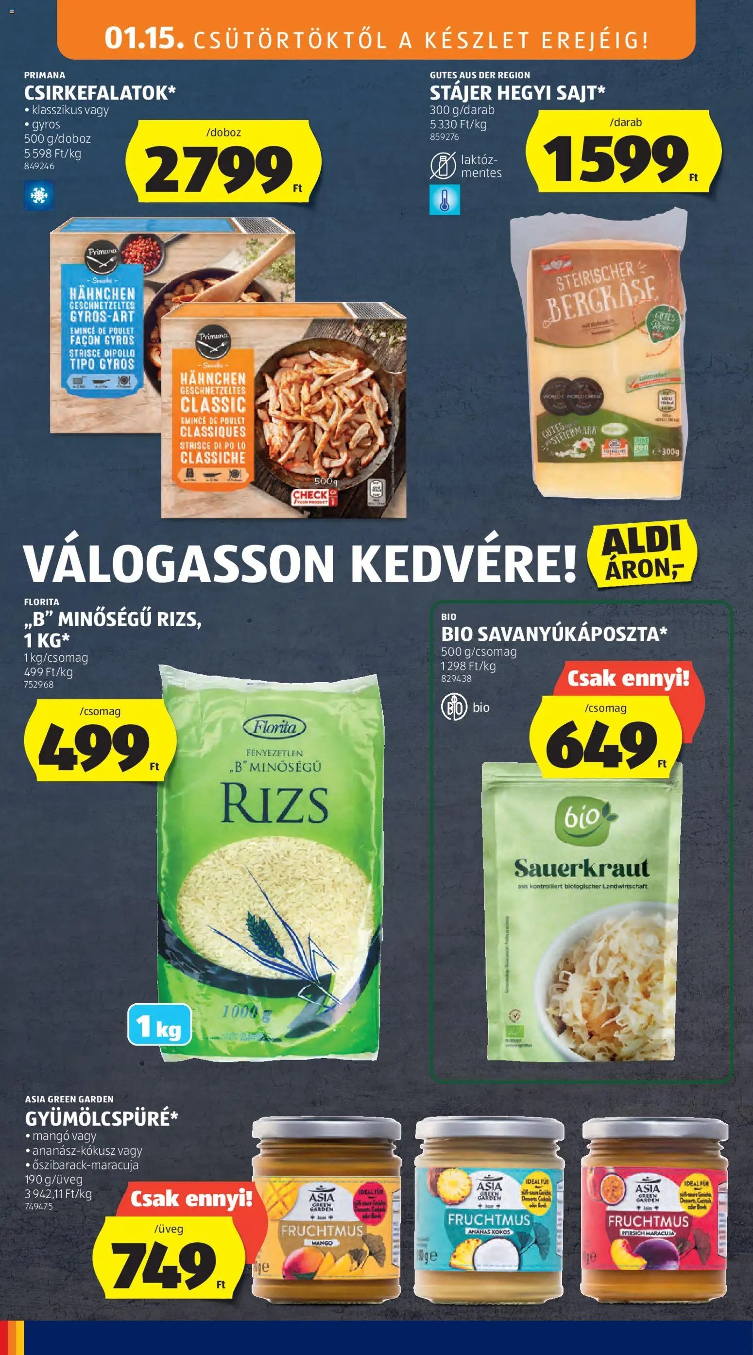 Aldi újság 2026.01.15. Akciós újság Aldi (2026-01-15 - 2026-01-21)