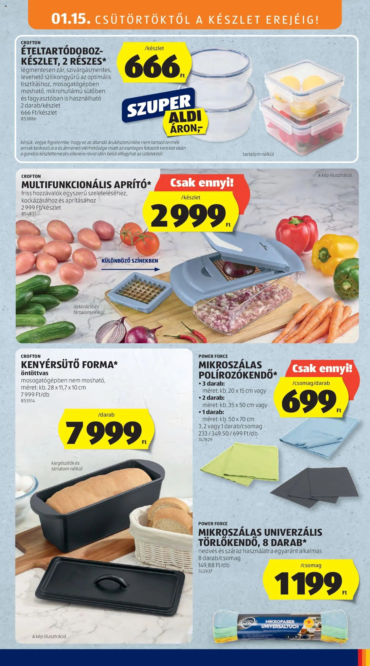 Aldi újság 2026.01.15. Akciós újság Aldi (2026-01-15 - 2026-01-21)