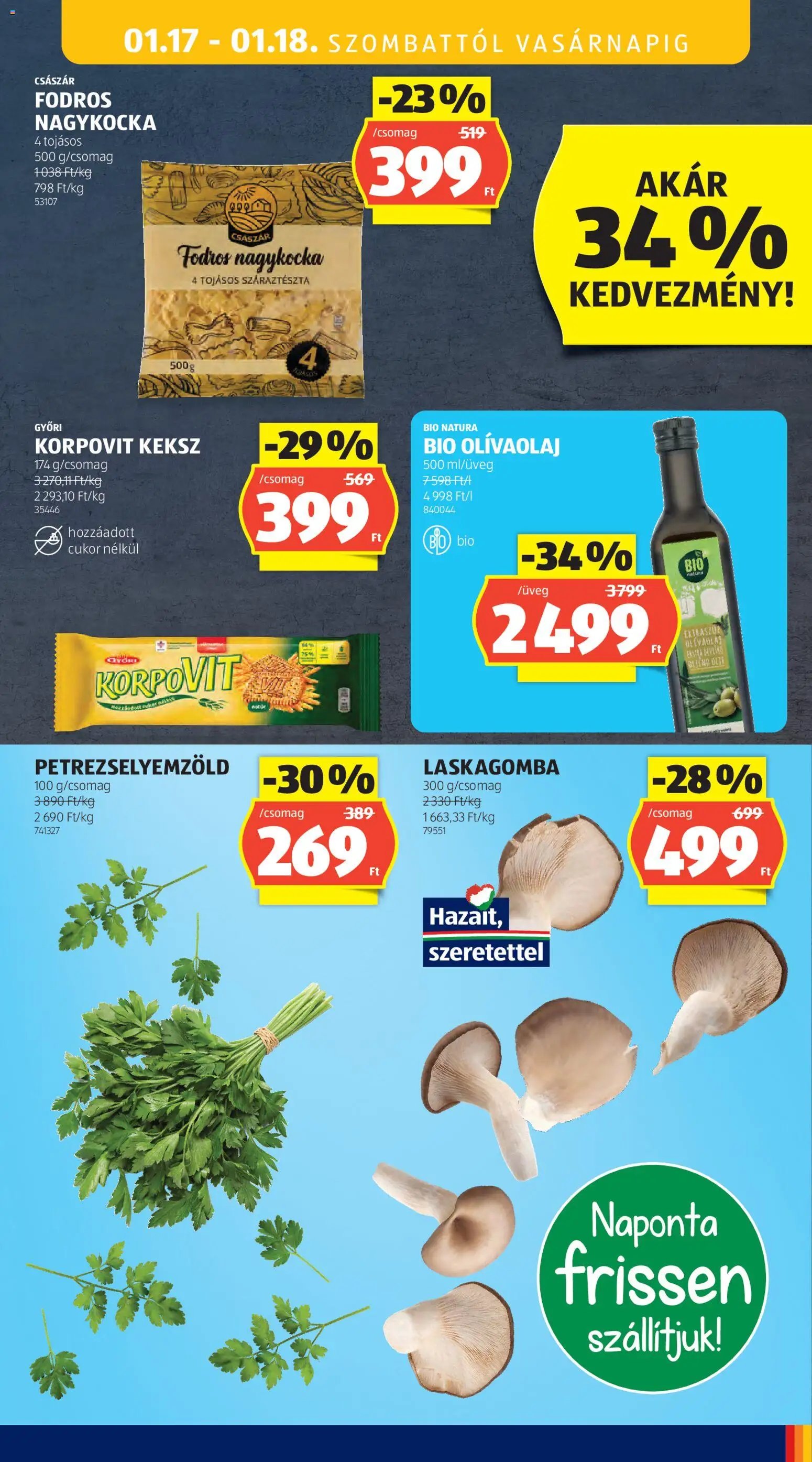 Aldi újság 2026.01.15. Akciós újság Aldi (2026-01-15 - 2026-01-21)