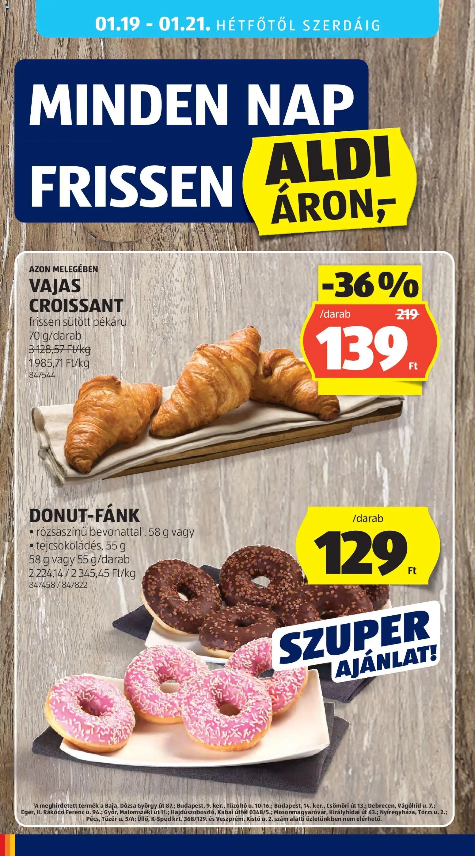 Aldi újság 2026.01.15. Akciós újság Aldi (2026-01-15 - 2026-01-21)