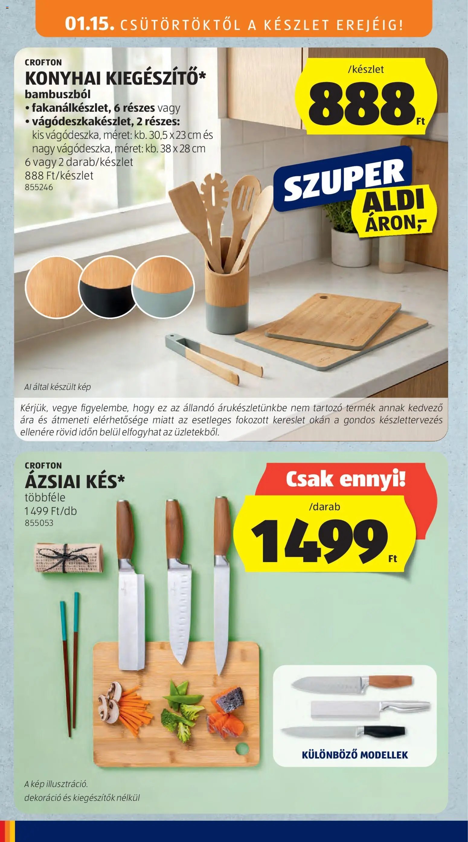 Aldi újság 2026.01.15. Akciós újság Aldi (2026-01-15 - 2026-01-21)