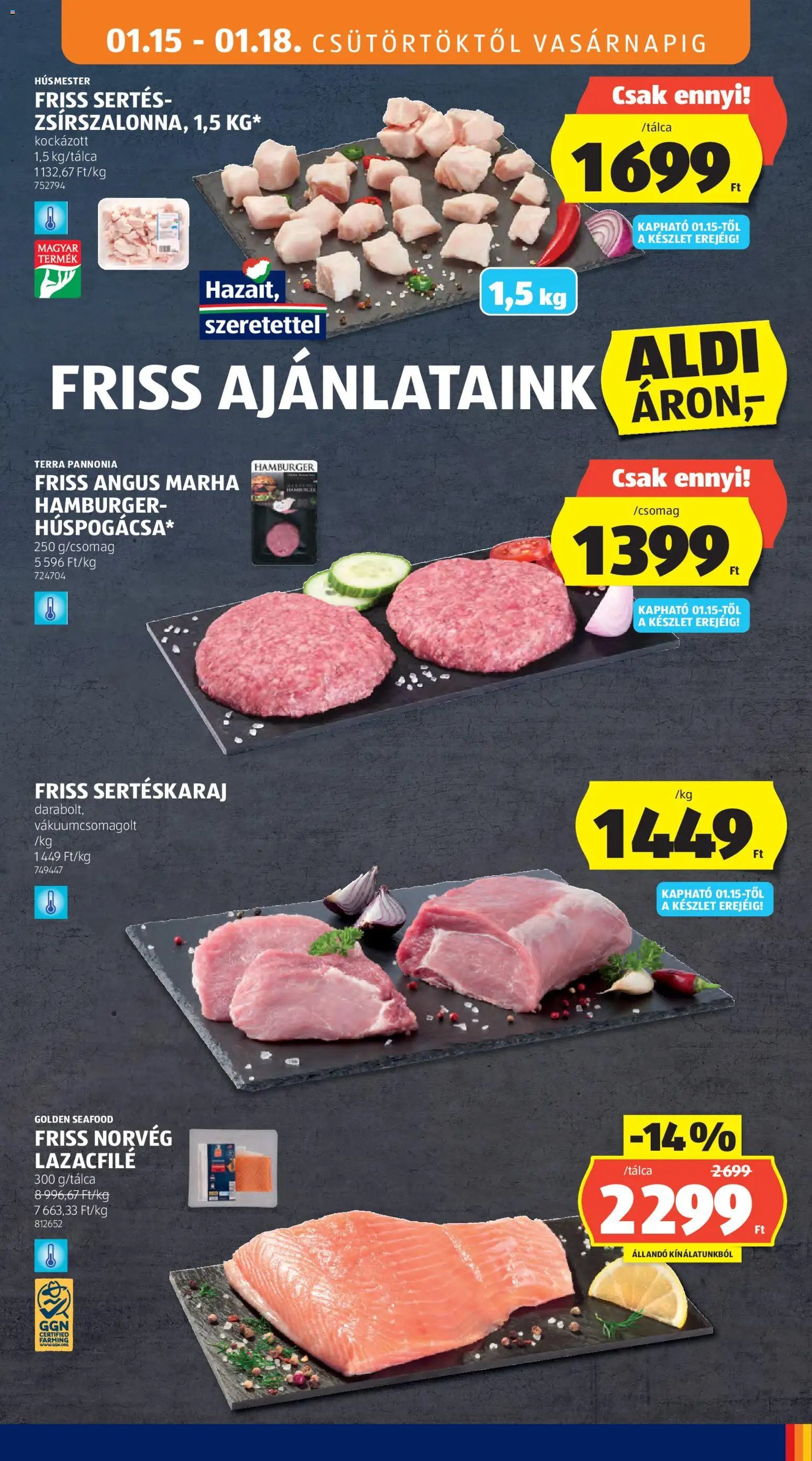 Aldi újság 2026.01.15. Akciós újság Aldi (2026-01-15 - 2026-01-21)