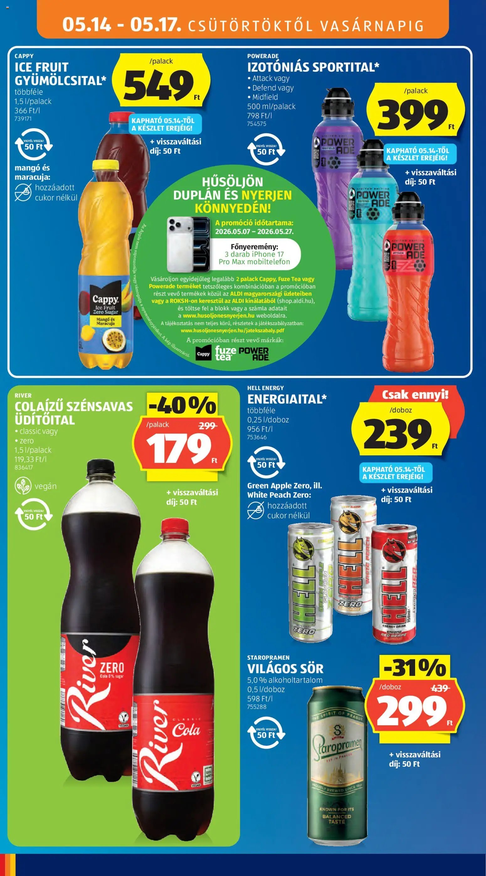 Aldi újság 2026.05.14. Aldi akciós újság (2026-05-14 - 2026-05-20)