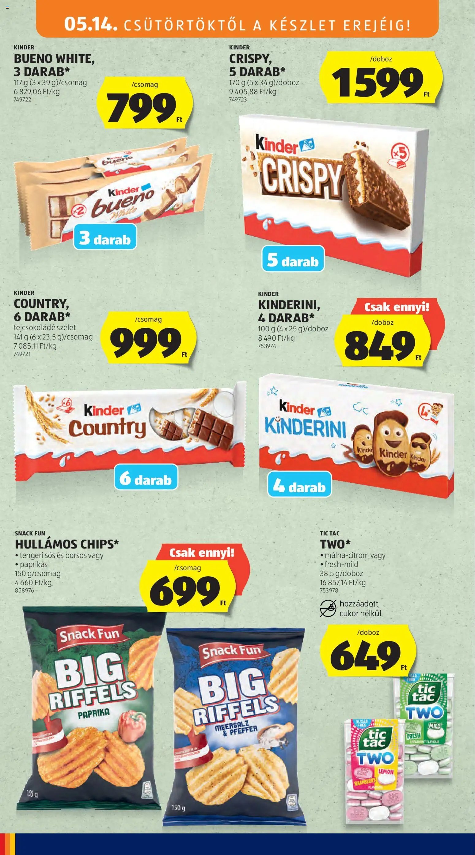 Aldi újság 2026.05.14. Aldi akciós újság (2026-05-14 - 2026-05-20)