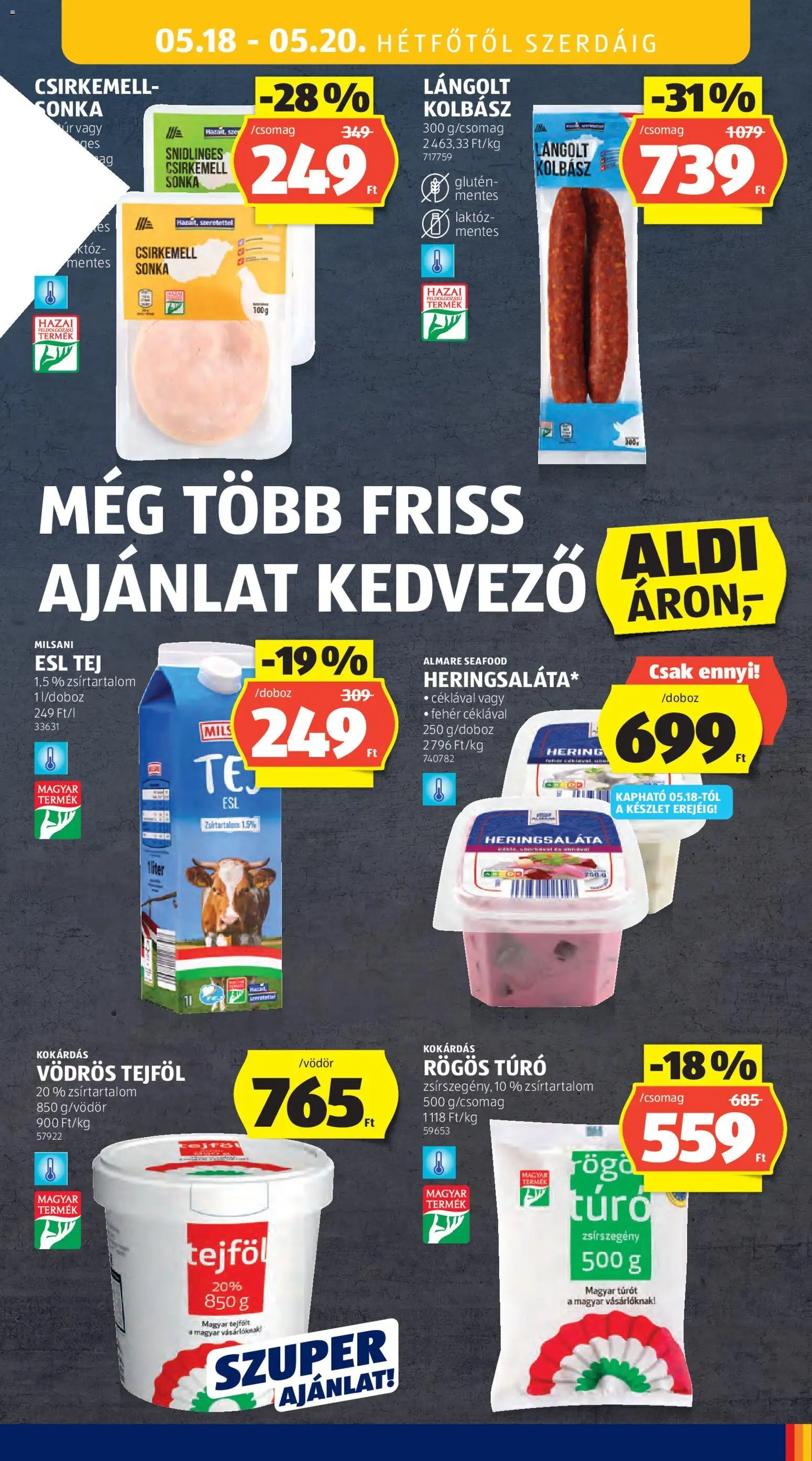 Aldi újság 2026.05.14. Aldi akciós újság (2026-05-14 - 2026-05-20)