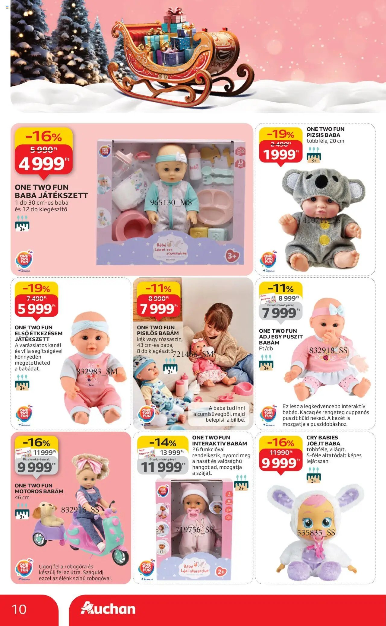 Auchan újság 2025.10.24. Karácsonyi játék (2025-10-24 - 2025-11-26)