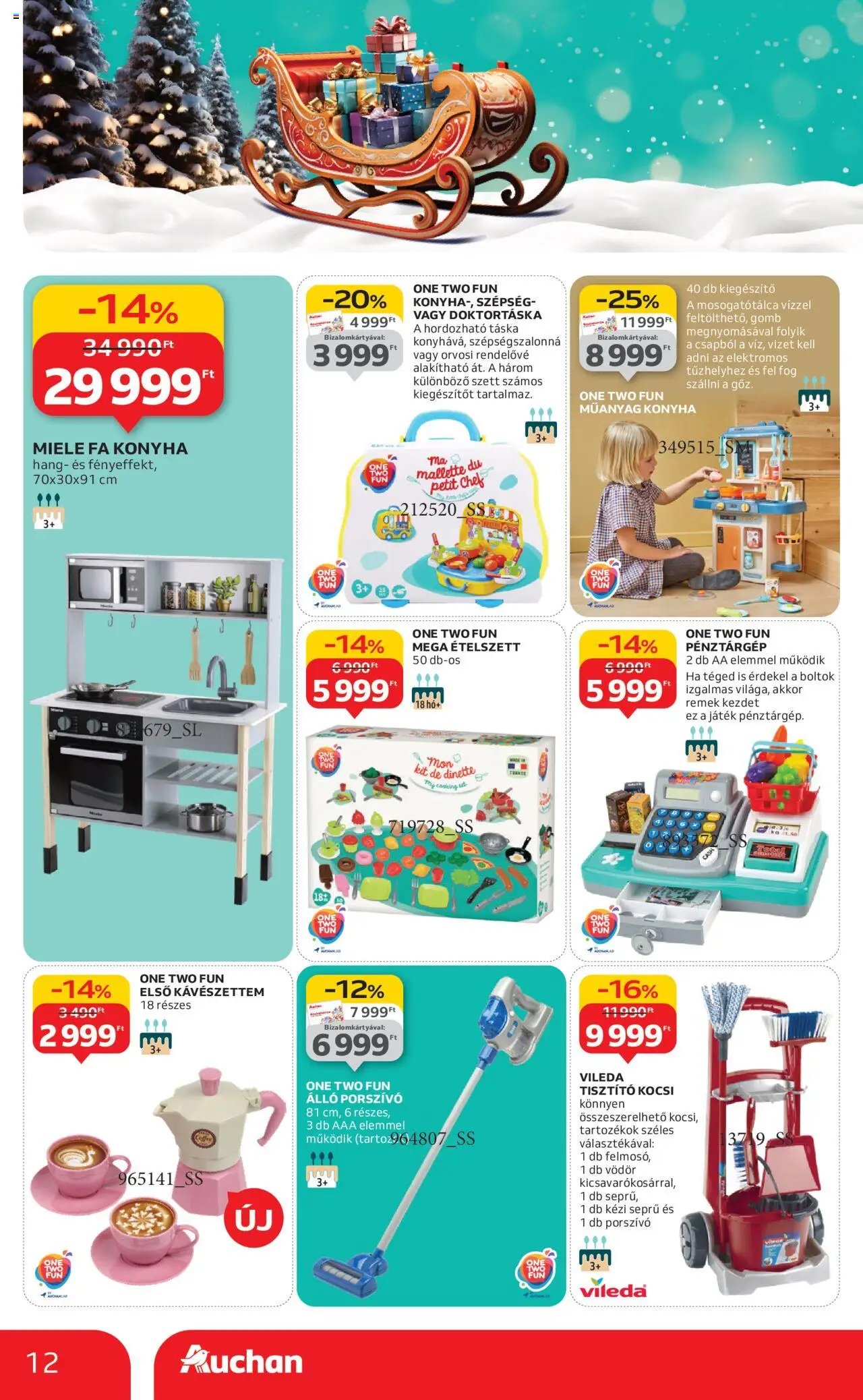 Auchan újság 2025.10.24. Karácsonyi játék (2025-10-24 - 2025-11-26)