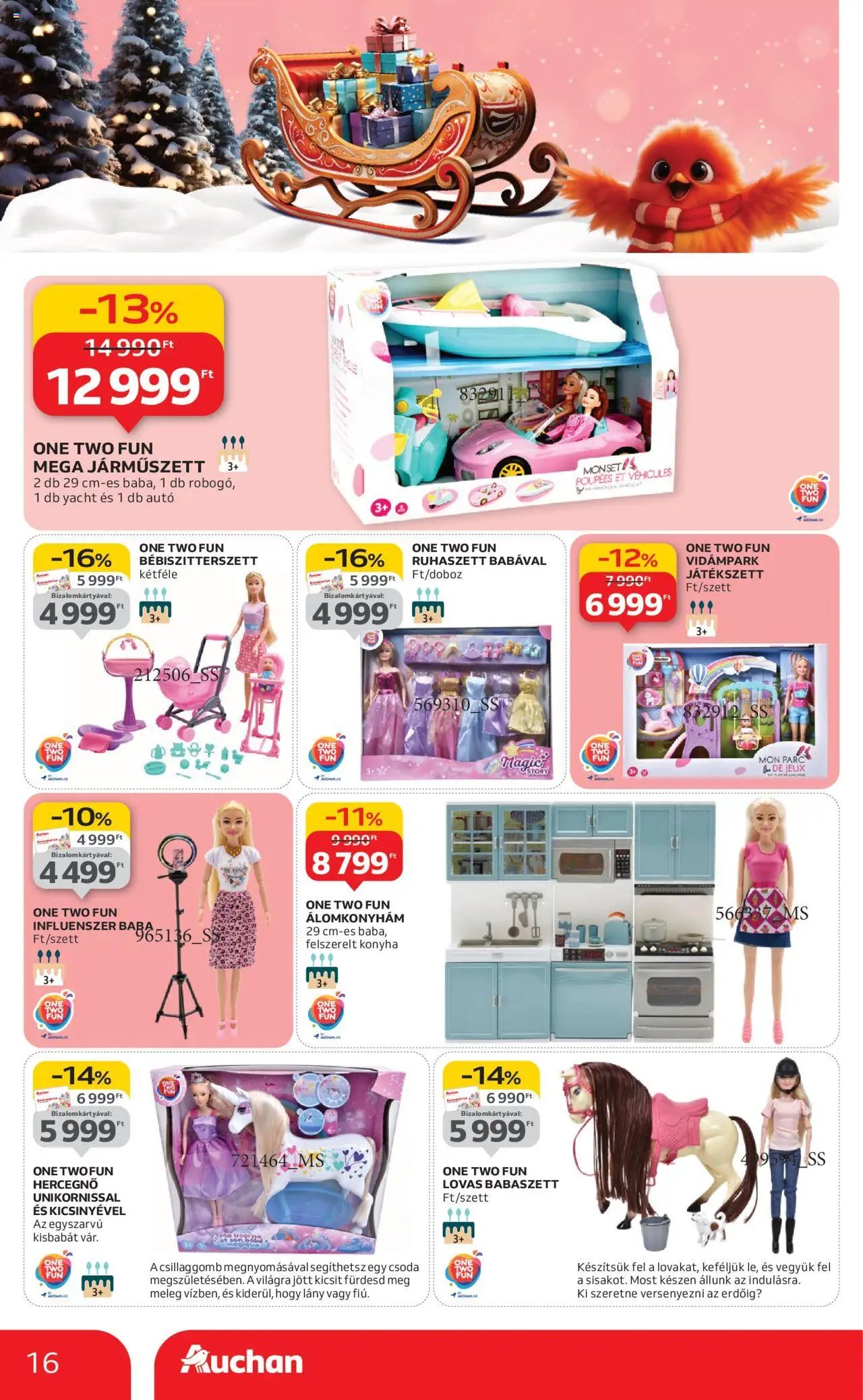 Auchan újság 2025.10.24. Karácsonyi játék (2025-10-24 - 2025-11-26)