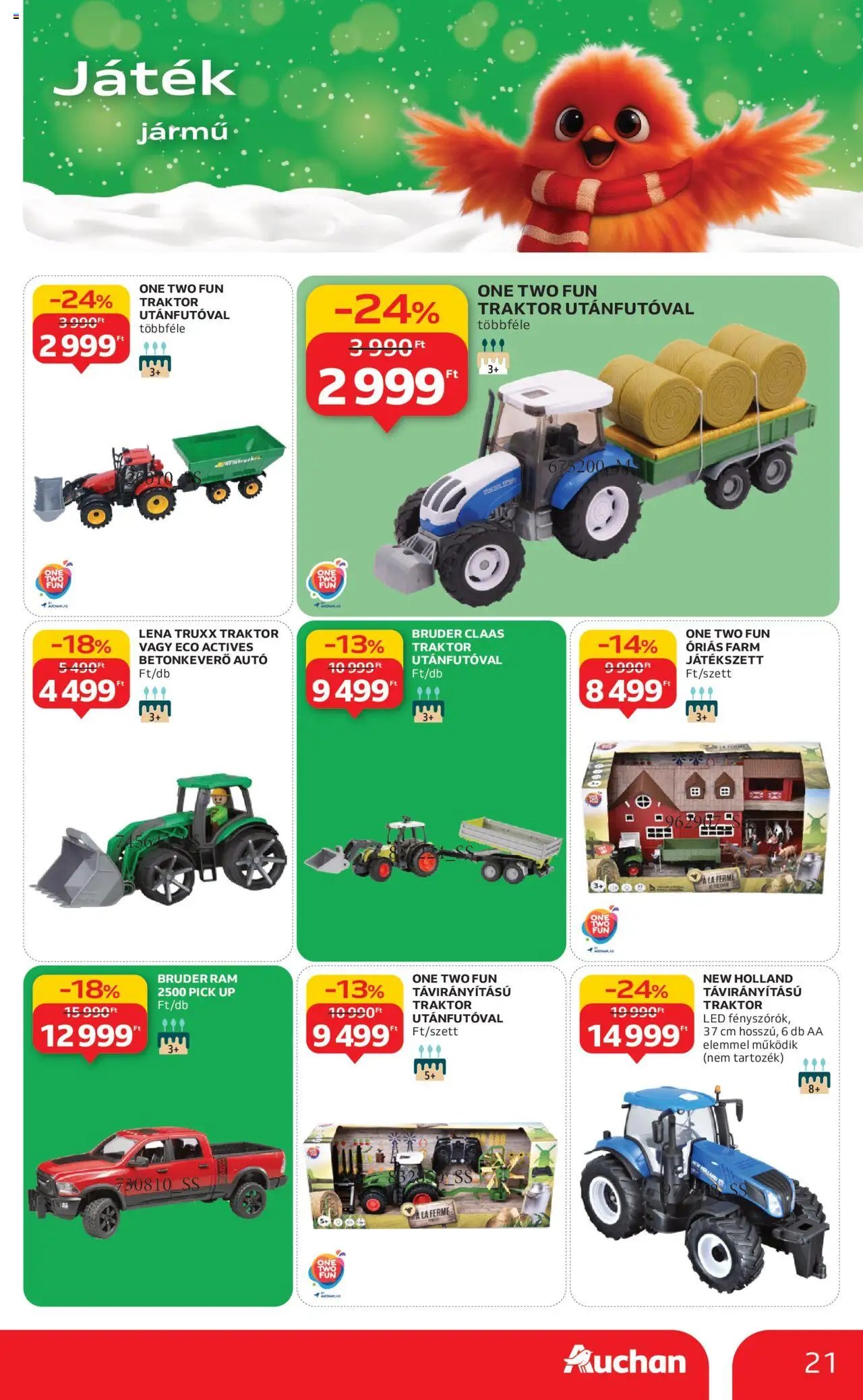 Auchan újság 2025.10.24. Karácsonyi játék (2025-10-24 - 2025-11-26)