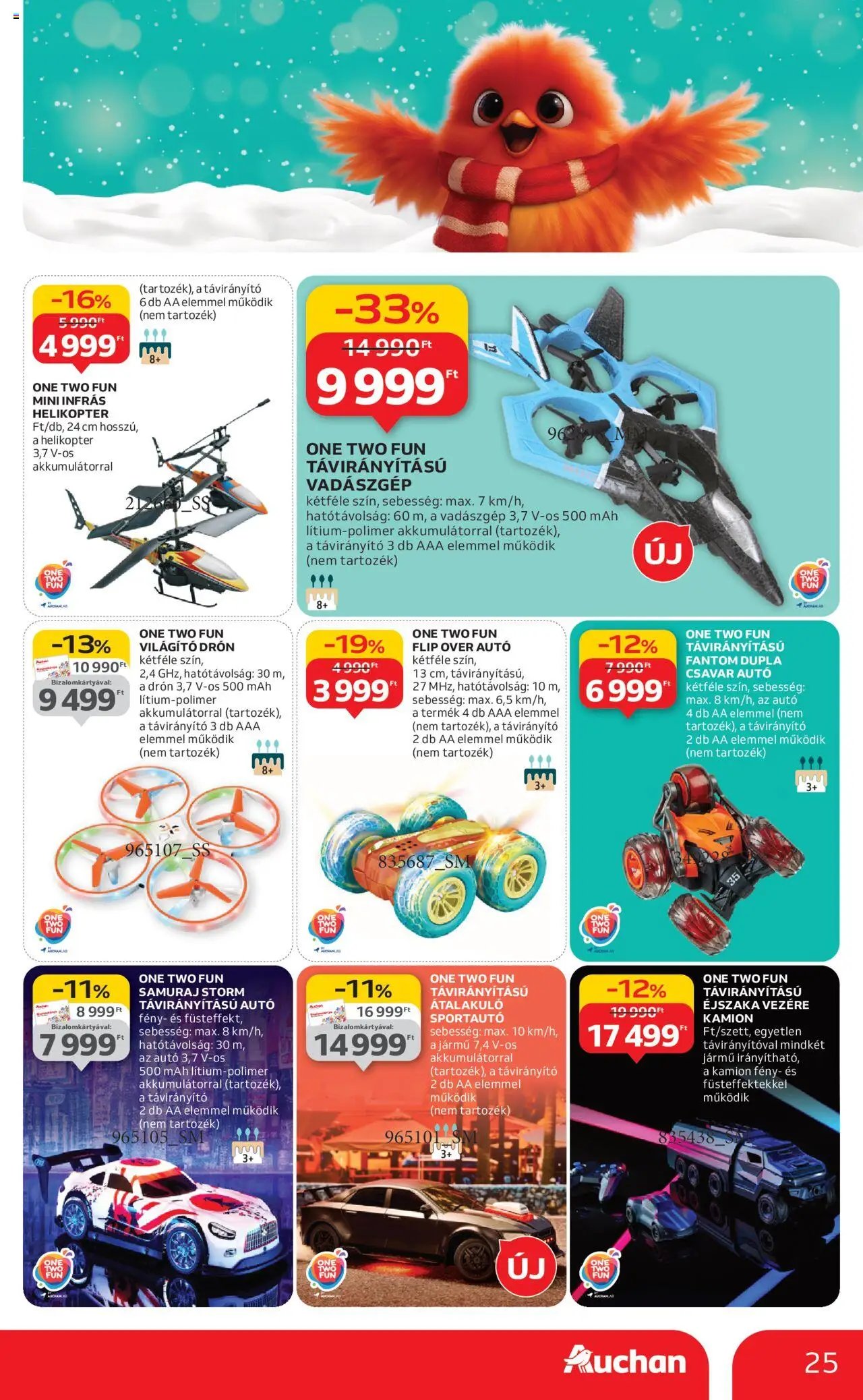 Auchan újság 2025.10.24. Karácsonyi játék (2025-10-24 - 2025-11-26)