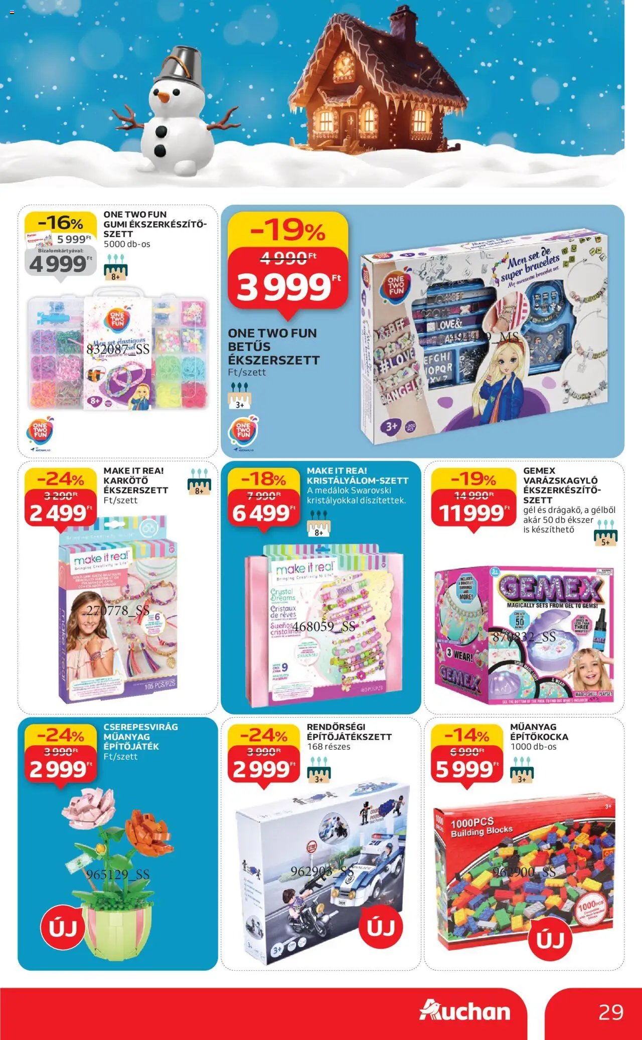 Auchan újság 2025.10.24. Karácsonyi játék (2025-10-24 - 2025-11-26)