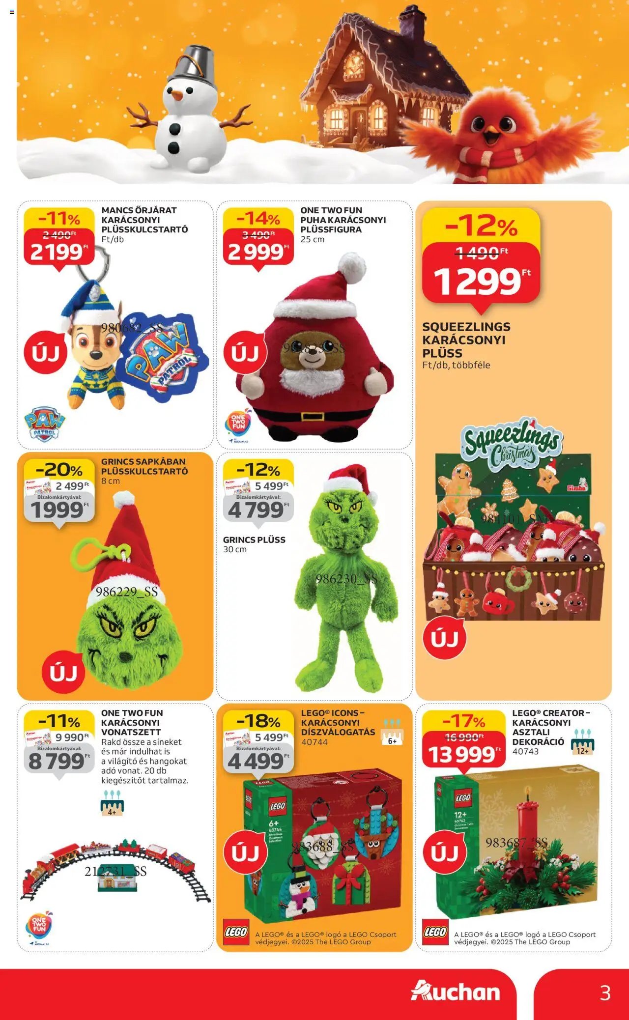 Auchan újság 2025.10.24. Karácsonyi játék (2025-10-24 - 2025-11-26)