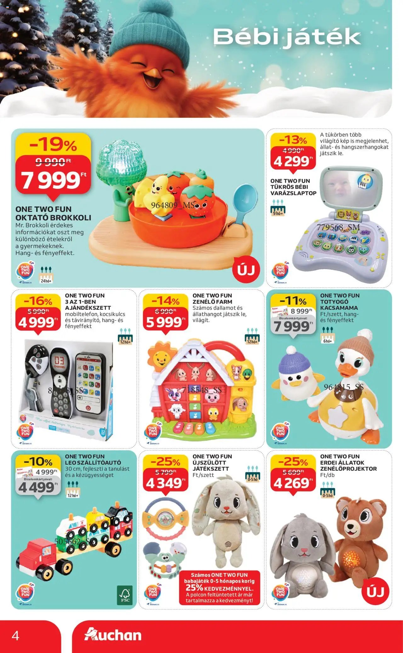 Auchan újság 2025.10.24. Karácsonyi játék (2025-10-24 - 2025-11-26)