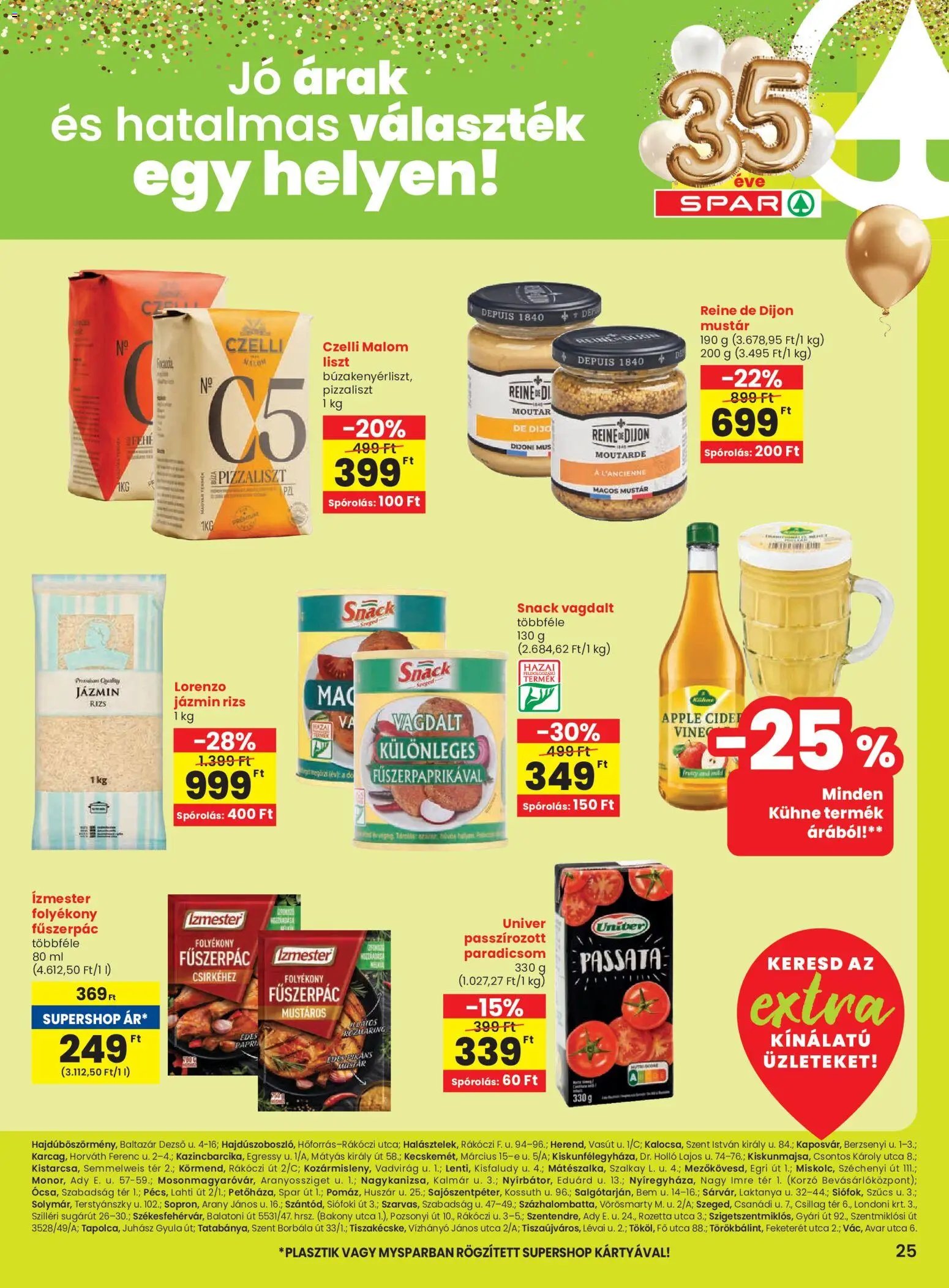 Spar újság 2026.01.22. Extra ajánlat (2026-01-22 - 2026-01-28)