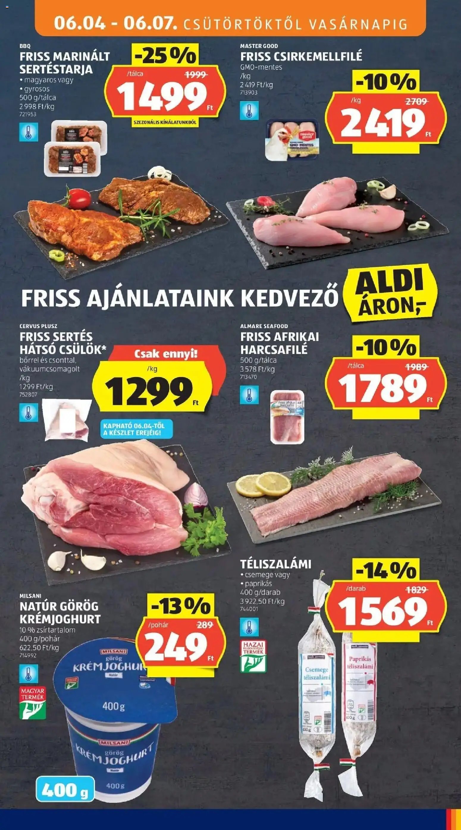 Aldi újság 2026.06.04. Aldi aktuális akciós újság