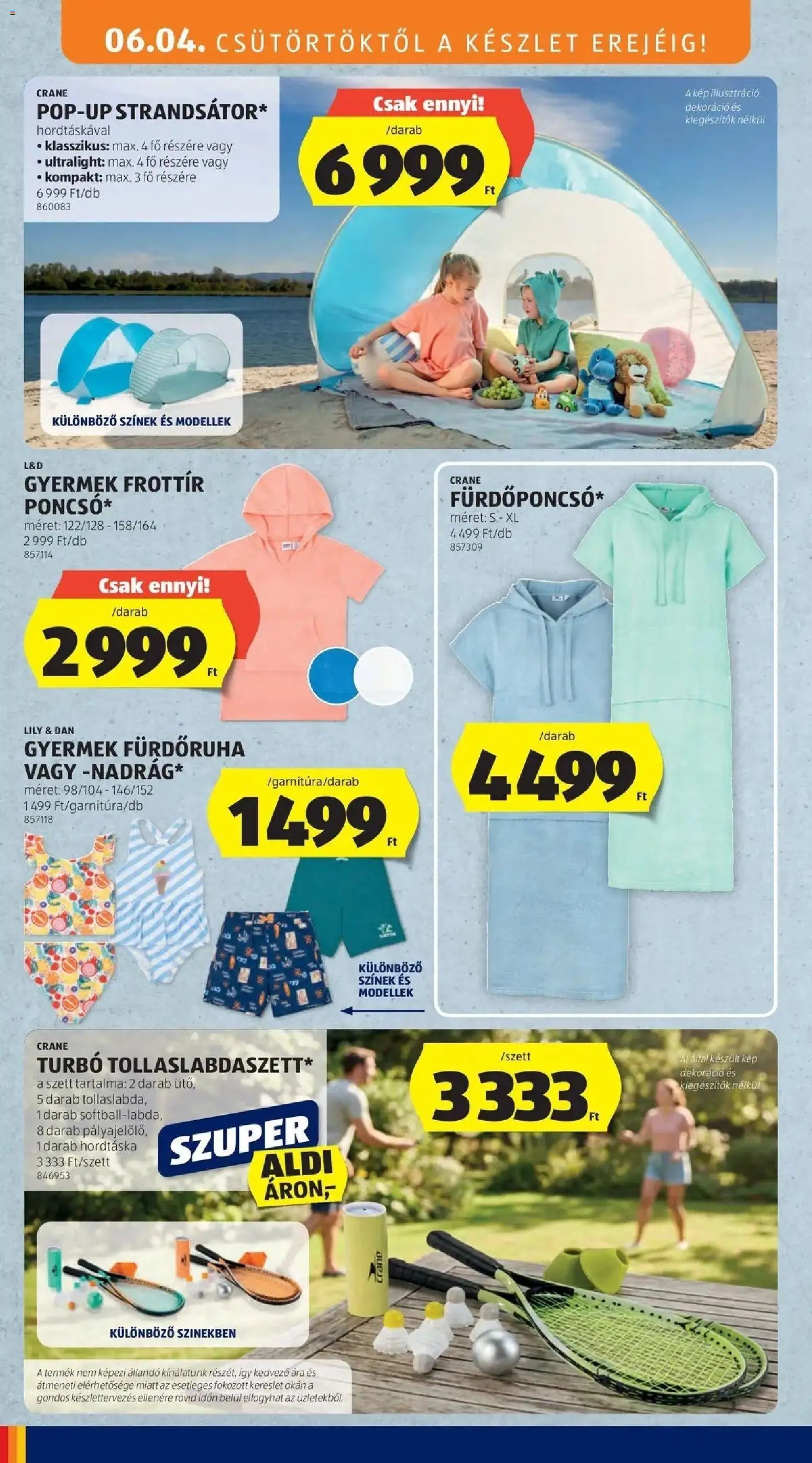Aldi újság 2026.06.04. Aldi aktuális akciós újság