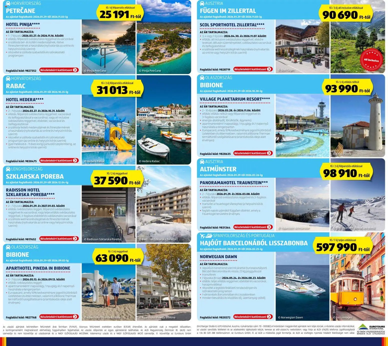 Aldi újság 2026.01.29. Utazás katalógus (2026-01-29 - 2026-03-04)