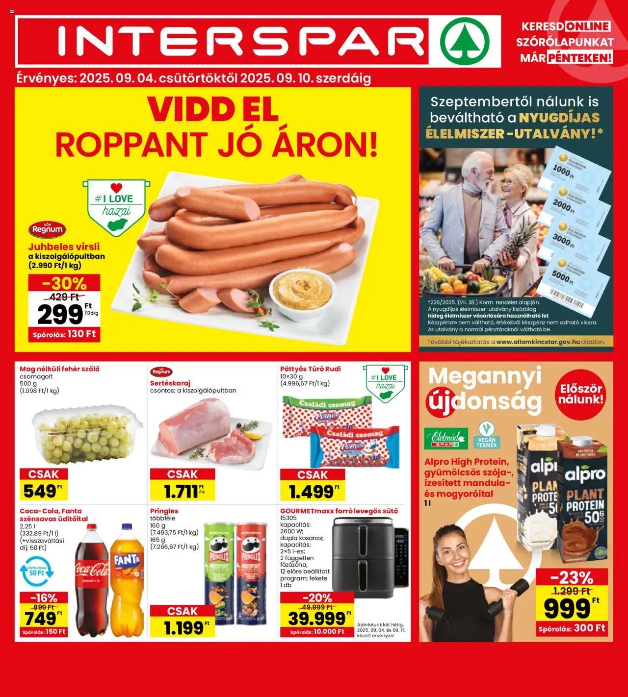 Interspar újság 2025.09.04. Akciós újság Interspar (2025-09-04 - 2025-09-10)