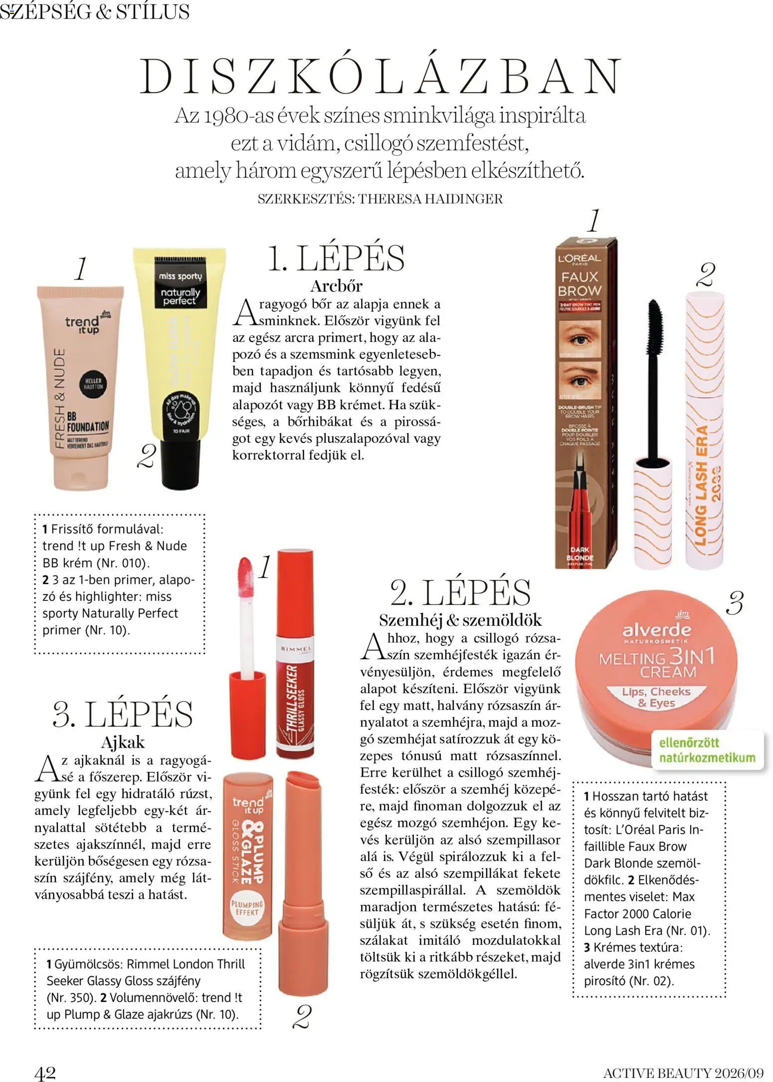DM Drogerie Markt újság 2026.09.17. DM Drogerie Markt Active Beauty 2026/09