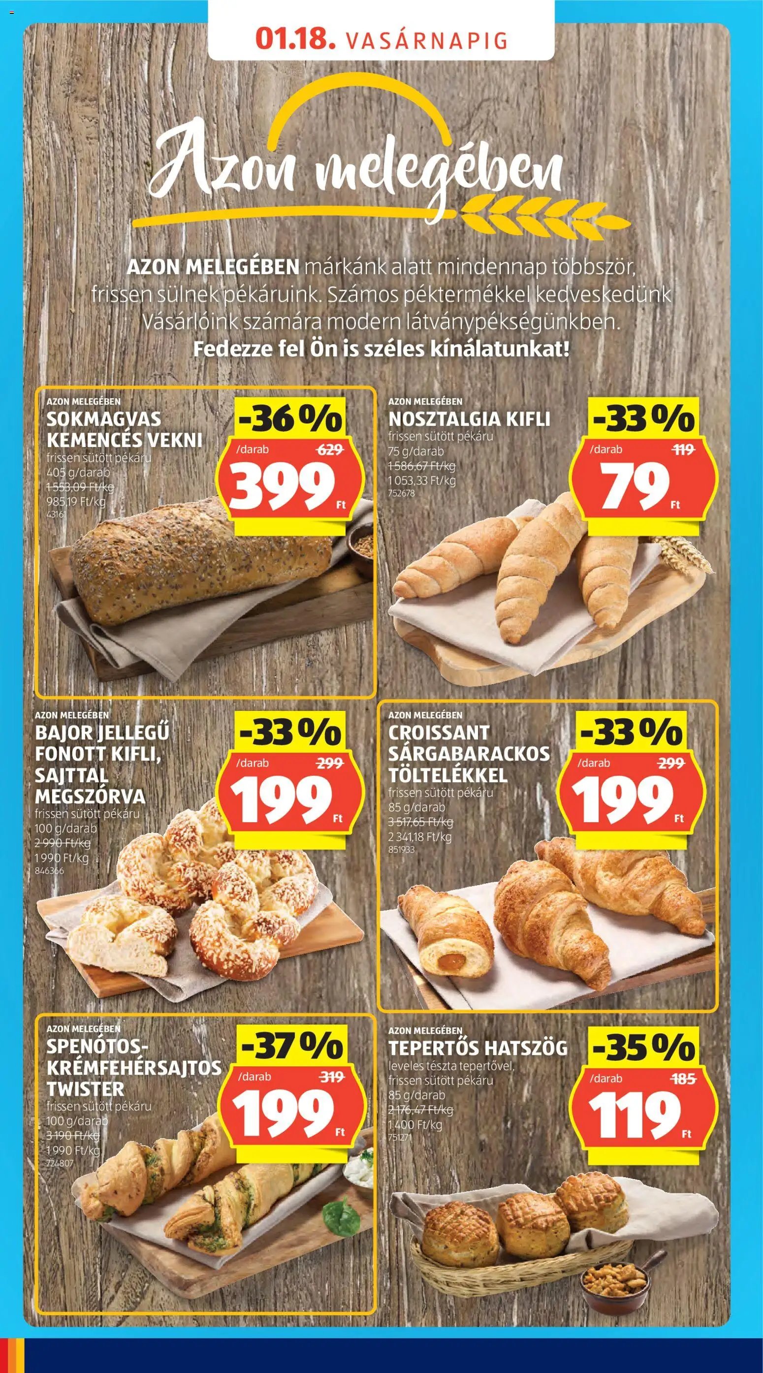 Aldi újság 2026.01.17. Újranyitás: Baja (2026-01-17 - 2026-01-18)