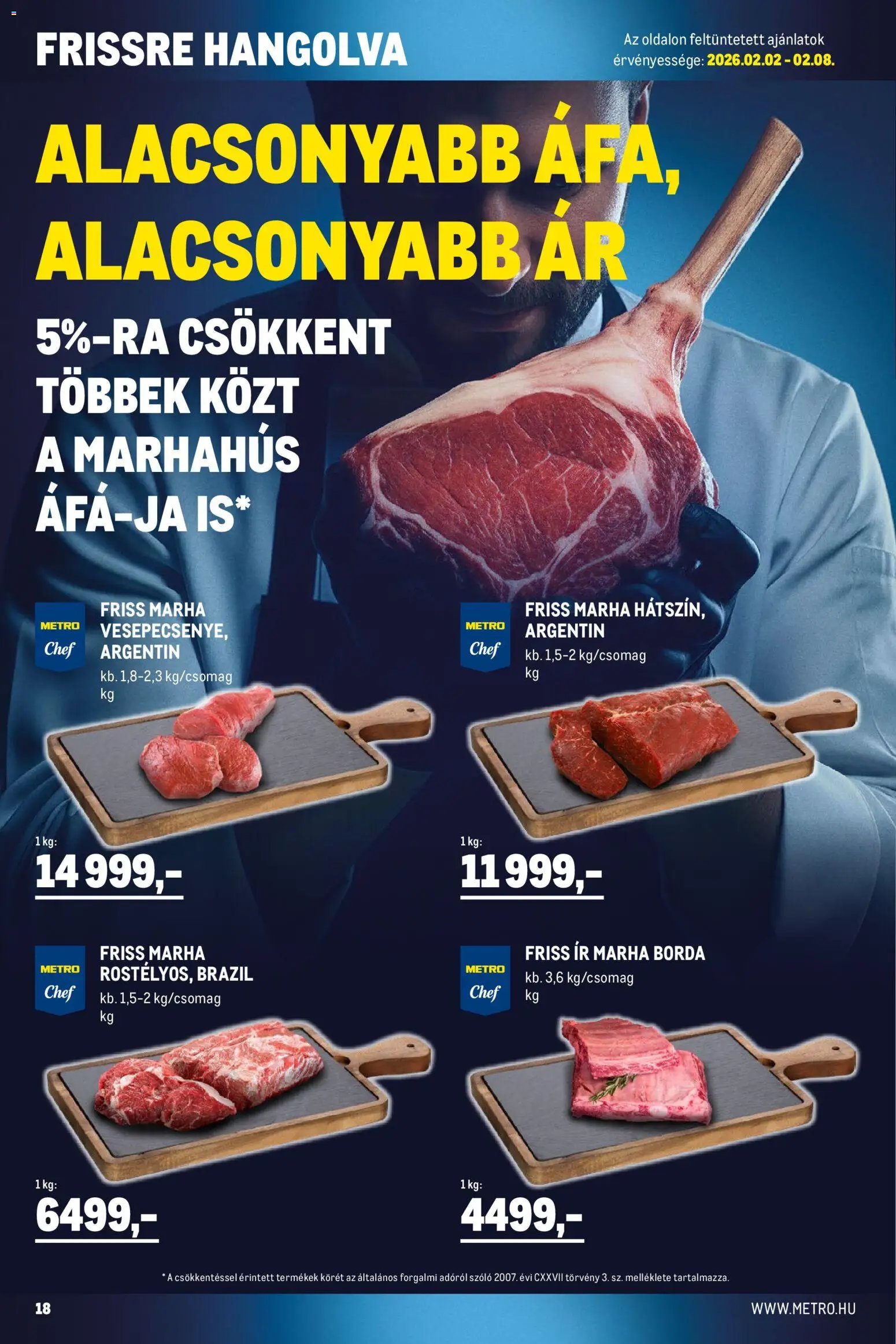 Metro újság 2026.02.01. Élelmiszer és Szezonális katalógus 2026/02 (2026-02-01 - 2026-02-28)