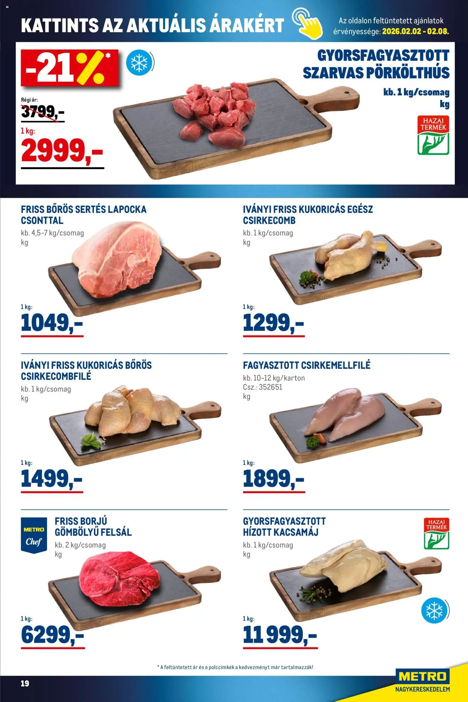 Metro újság 2026.02.01. Élelmiszer és Szezonális katalógus 2026/02 (2026-02-01 - 2026-02-28)