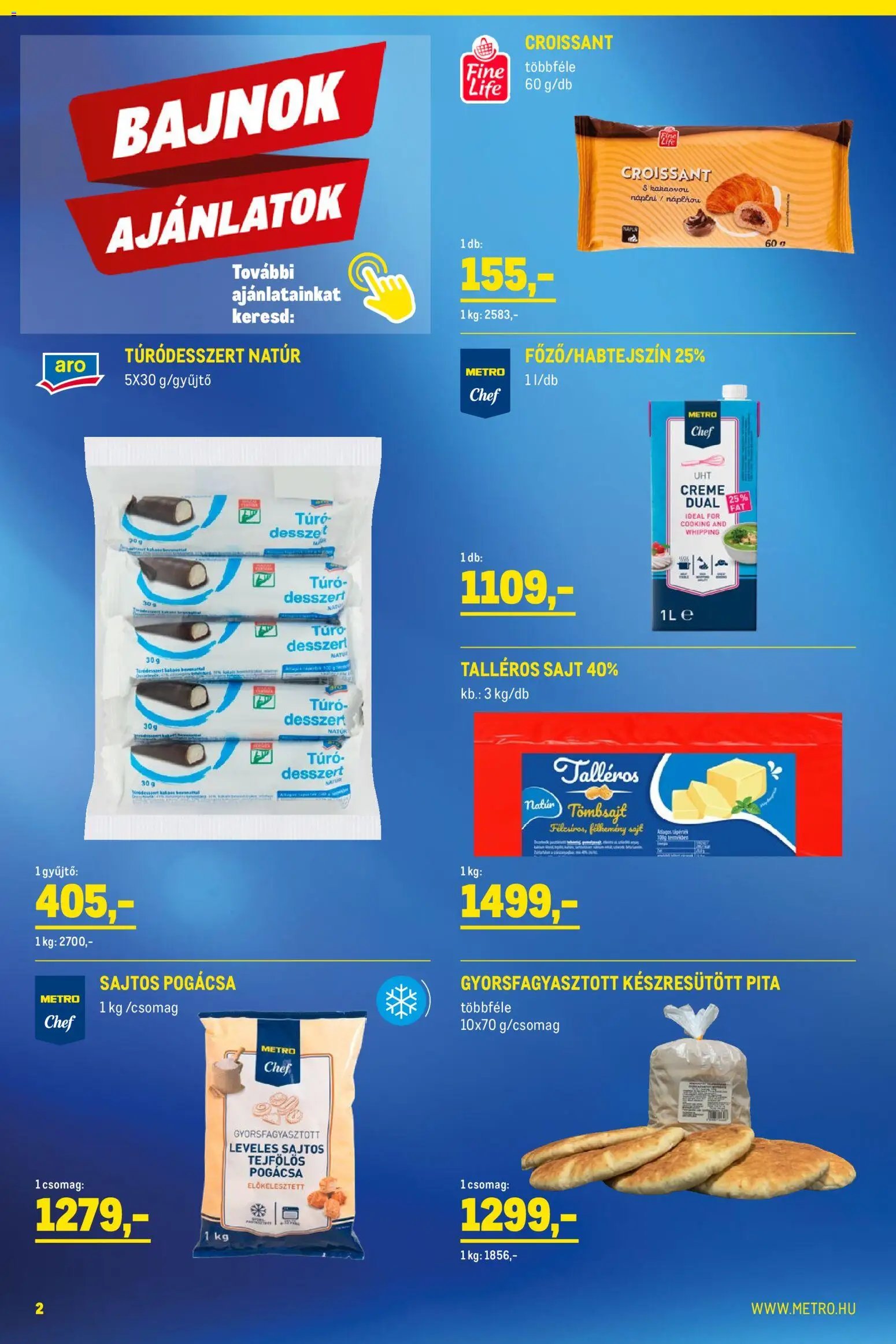 Metro újság 2026.02.01. Élelmiszer és Szezonális katalógus 2026/02 (2026-02-01 - 2026-02-28)